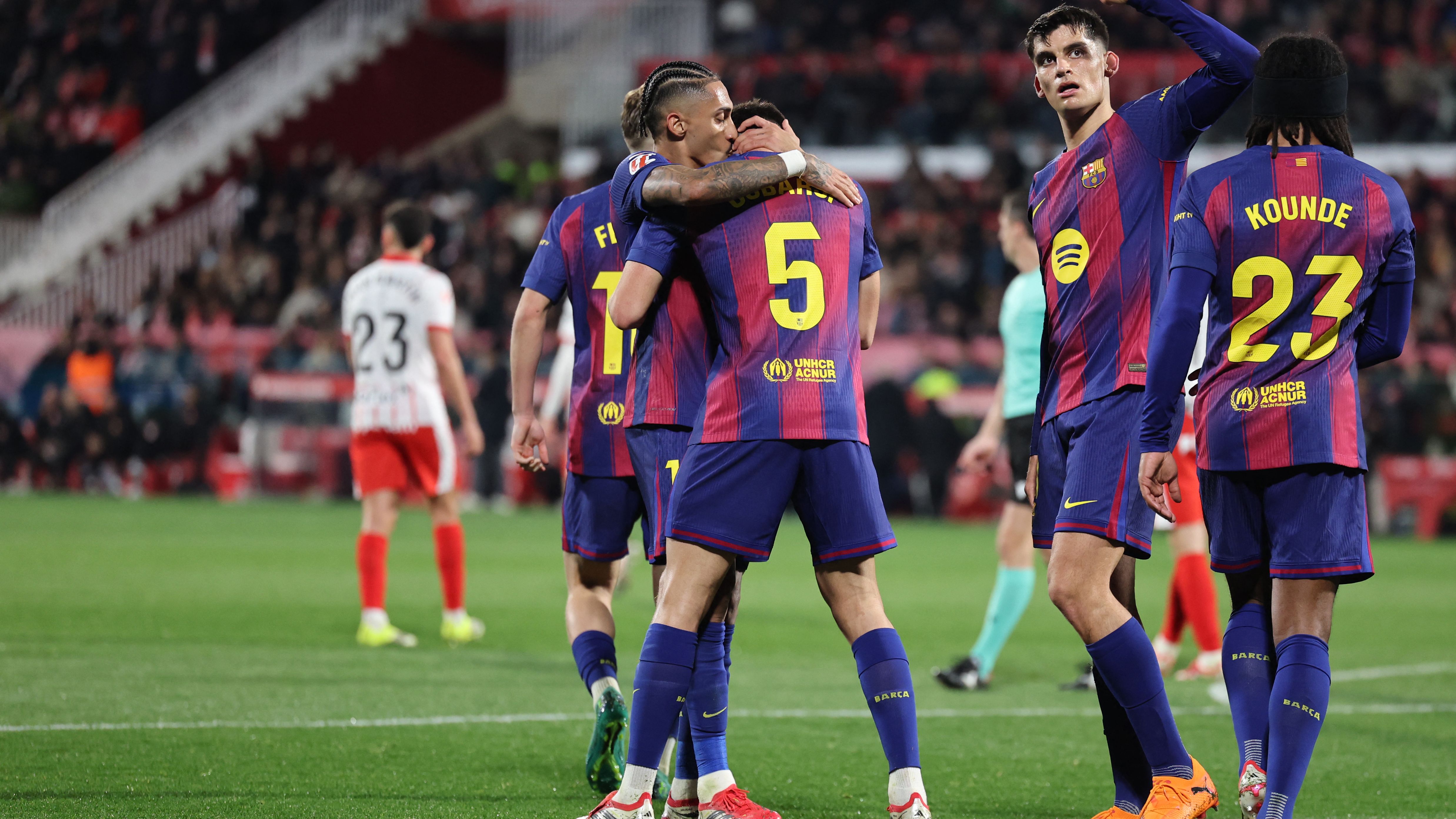 3 دقائق مجنونة تهز برشلونة في مونتيليفي.. كوبارسي وليمار يشعلان الليجا
