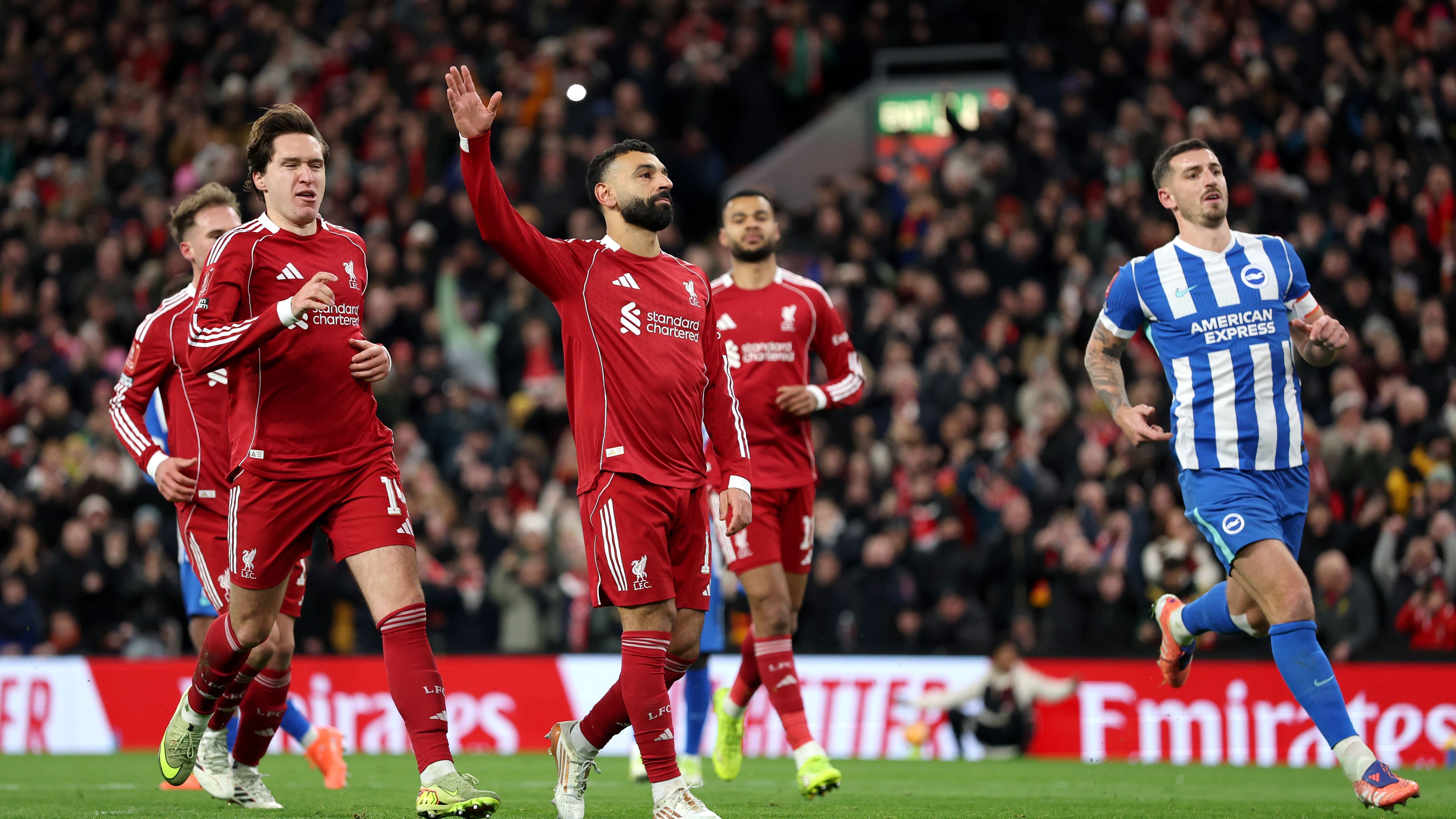 Mohamed Salah early Liverpool days at Anfield with Coutinho and Lallana