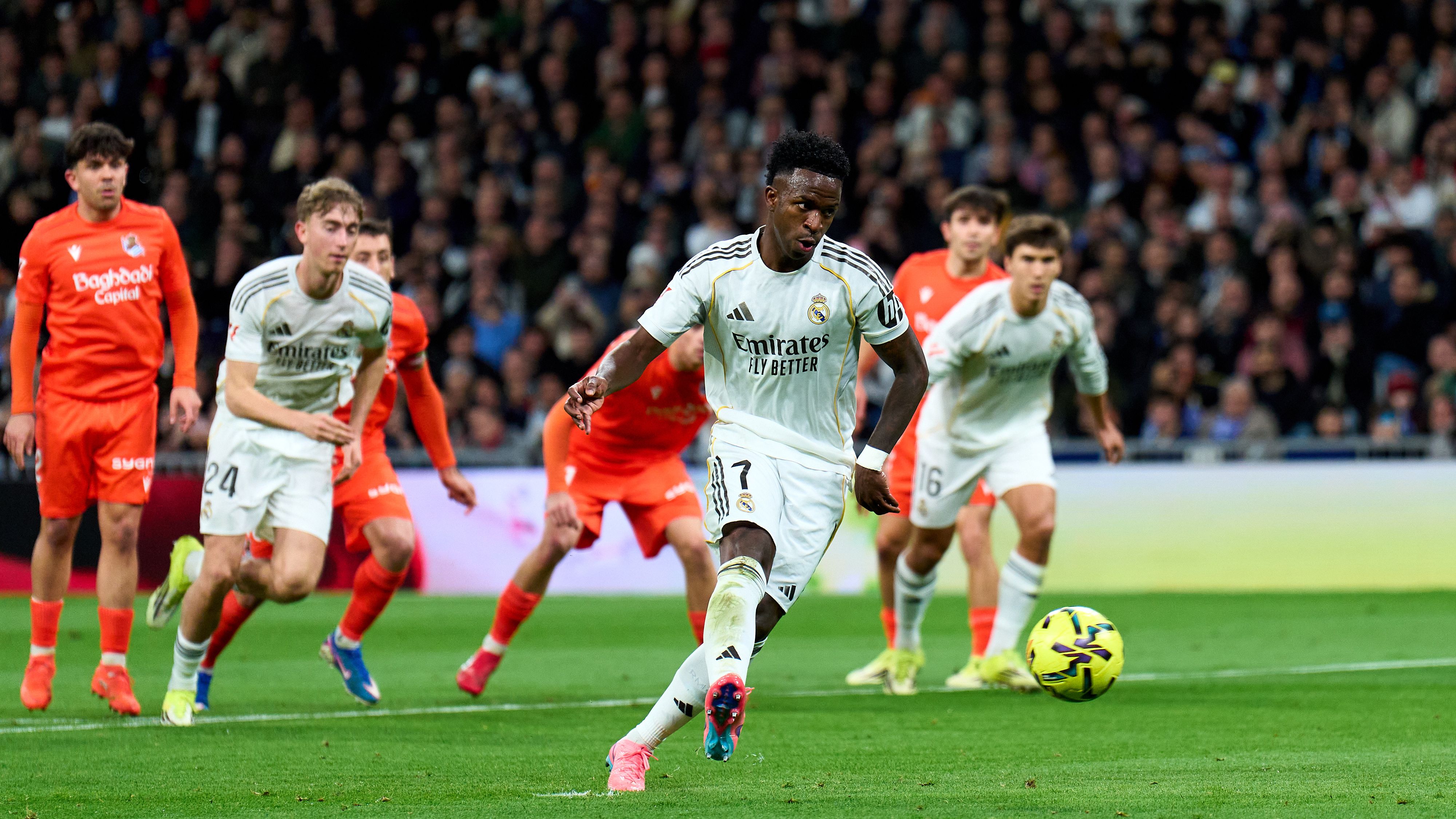 Vinícius Júnior penal Real Madrid Real Sociedad La Liga