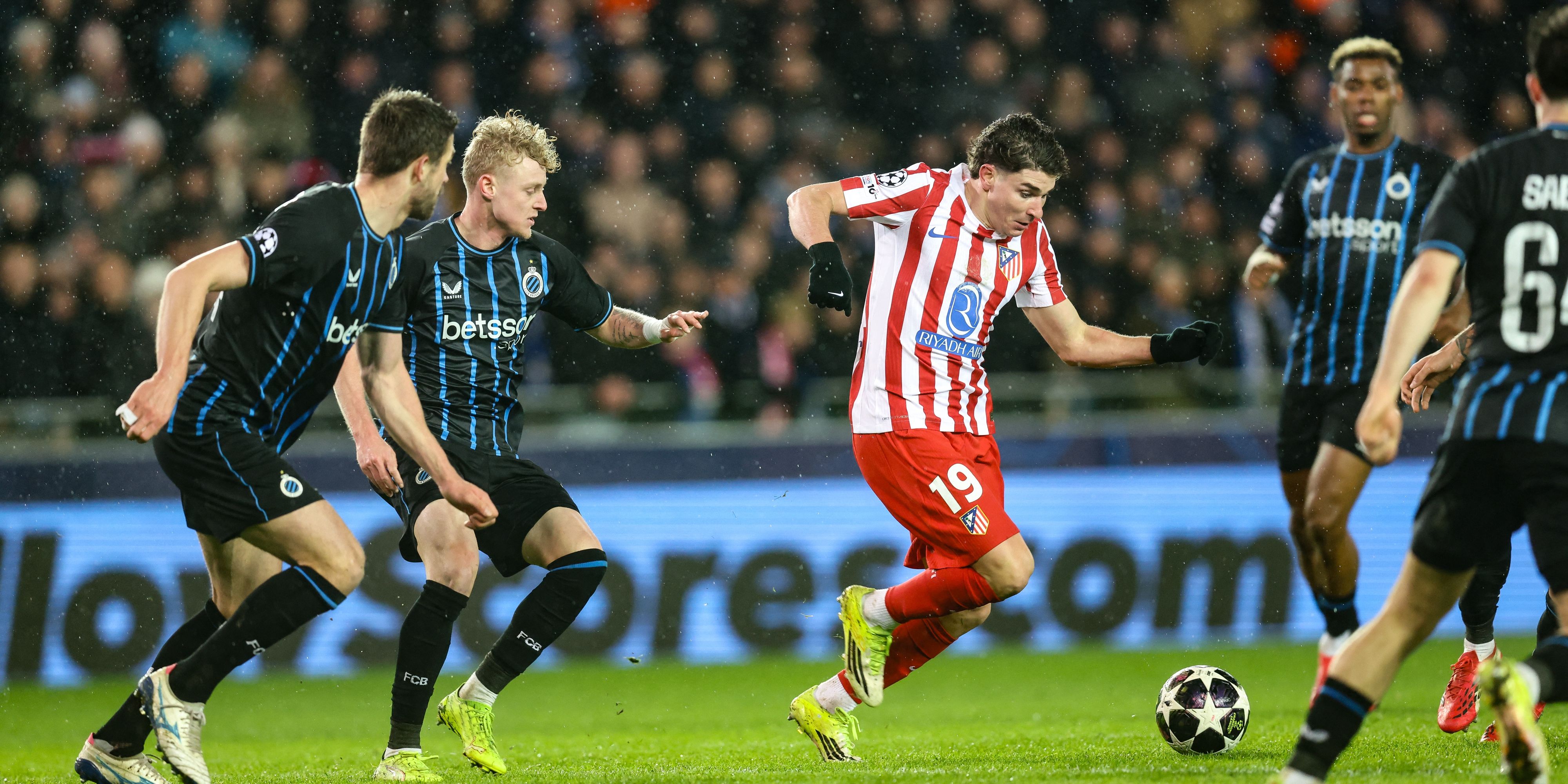 SOCCER CL PLAY-OFF CLUB BRUGGE VS ATLETICO MADRID