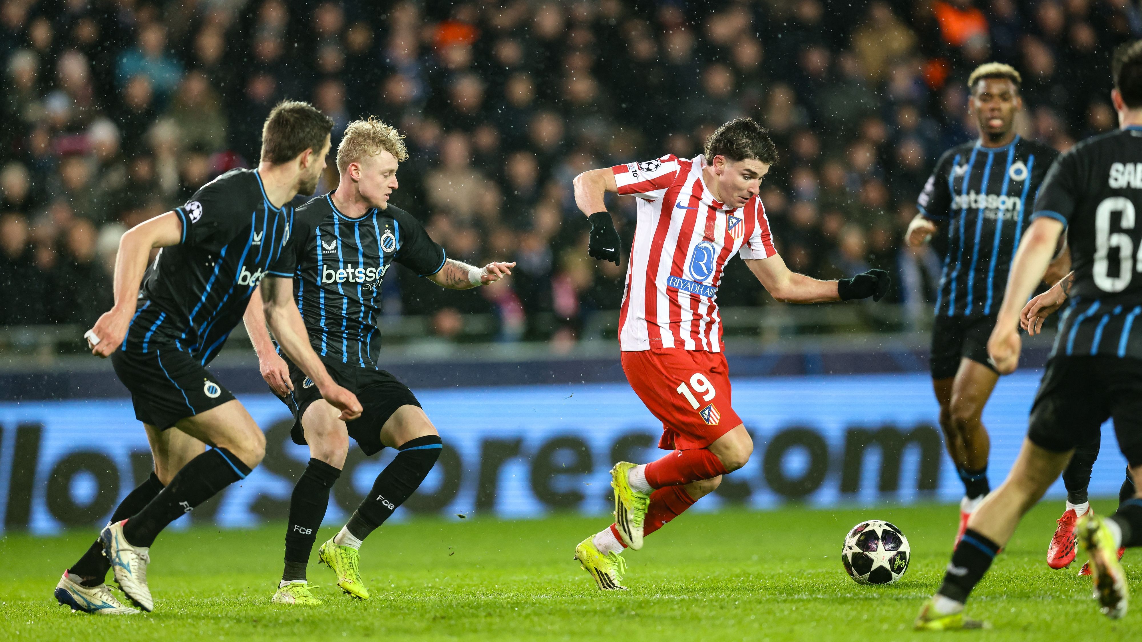 SOCCER CL PLAY-OFF CLUB BRUGGE VS ATLETICO MADRID