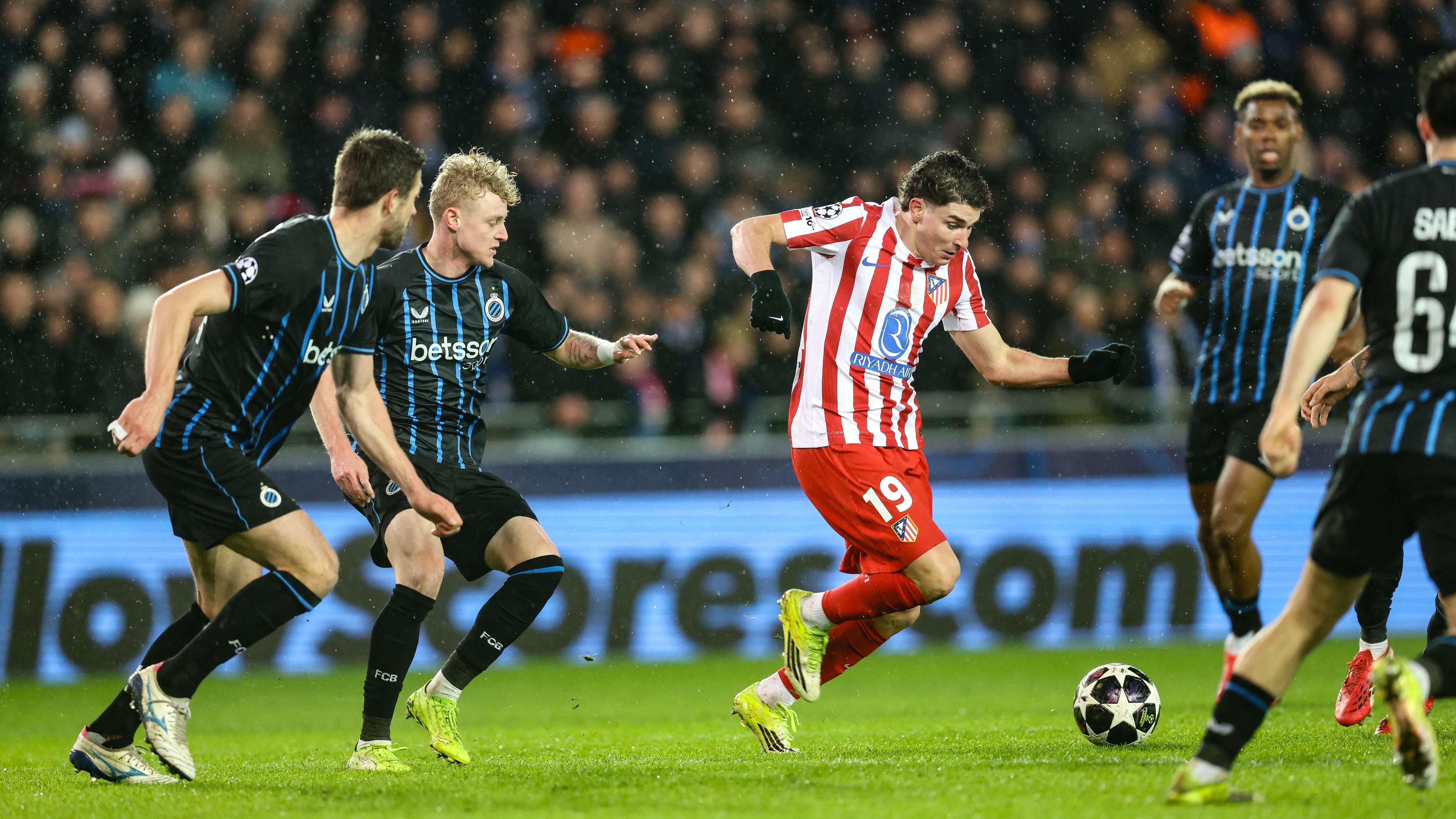 SOCCER CL PLAY-OFF CLUB BRUGGE VS ATLETICO MADRID