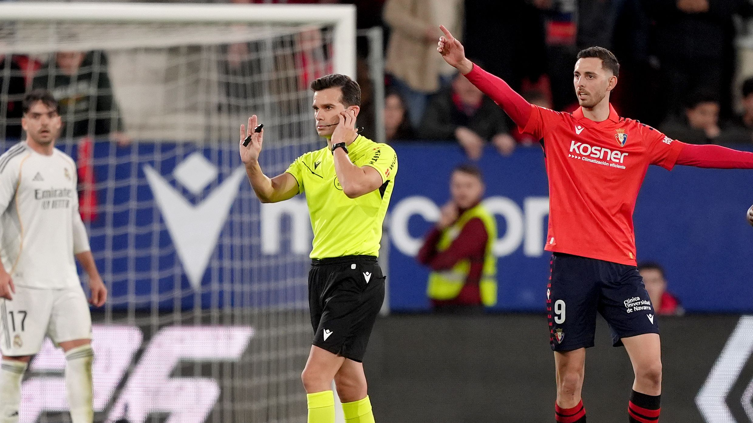 Osasuna 2-1 Real Madrid La Liga Budimir penalty controversy with VAR