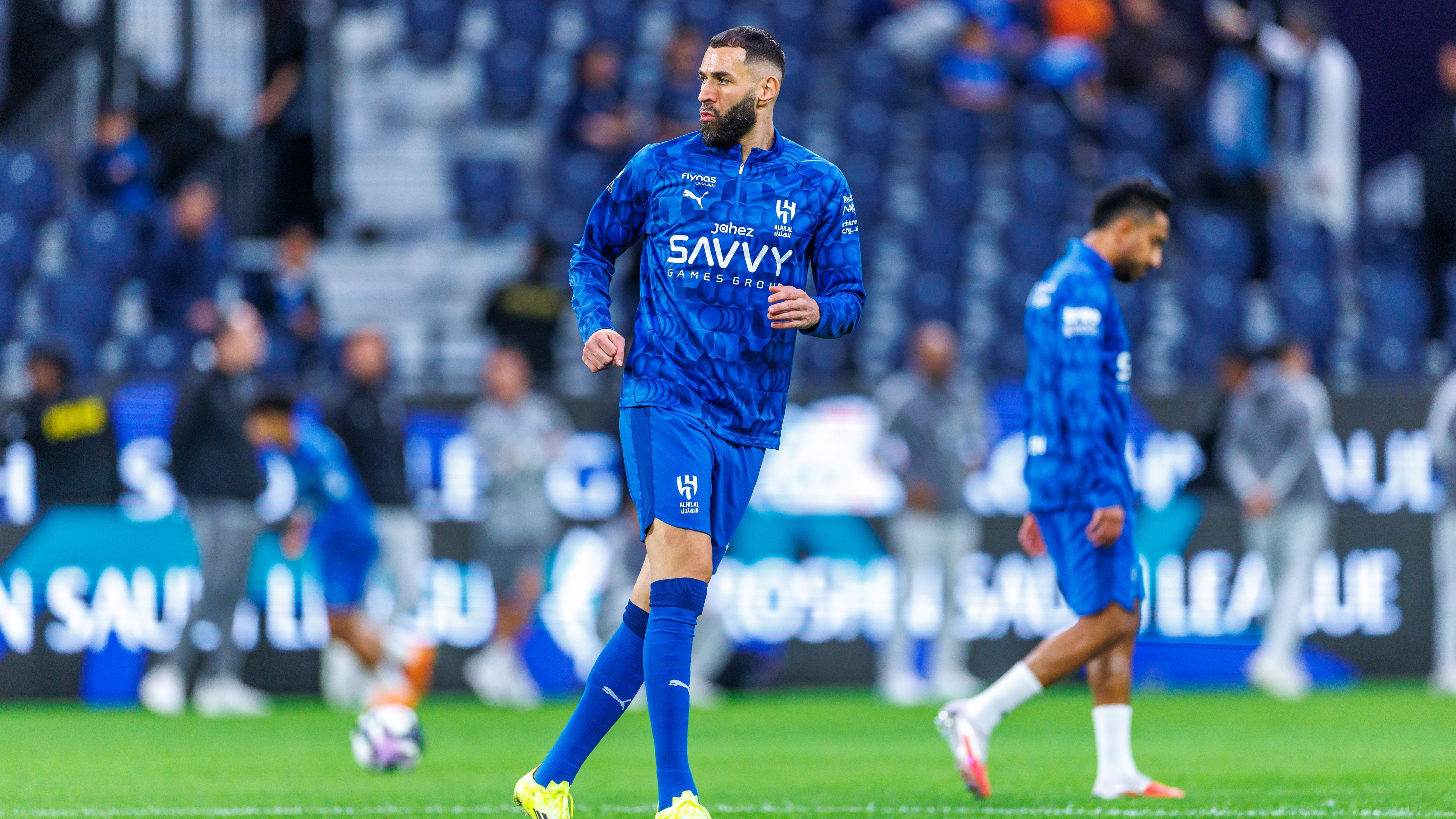 Karim Benzema heading for Al Hilal vs Al Najma in Saudi Pro League