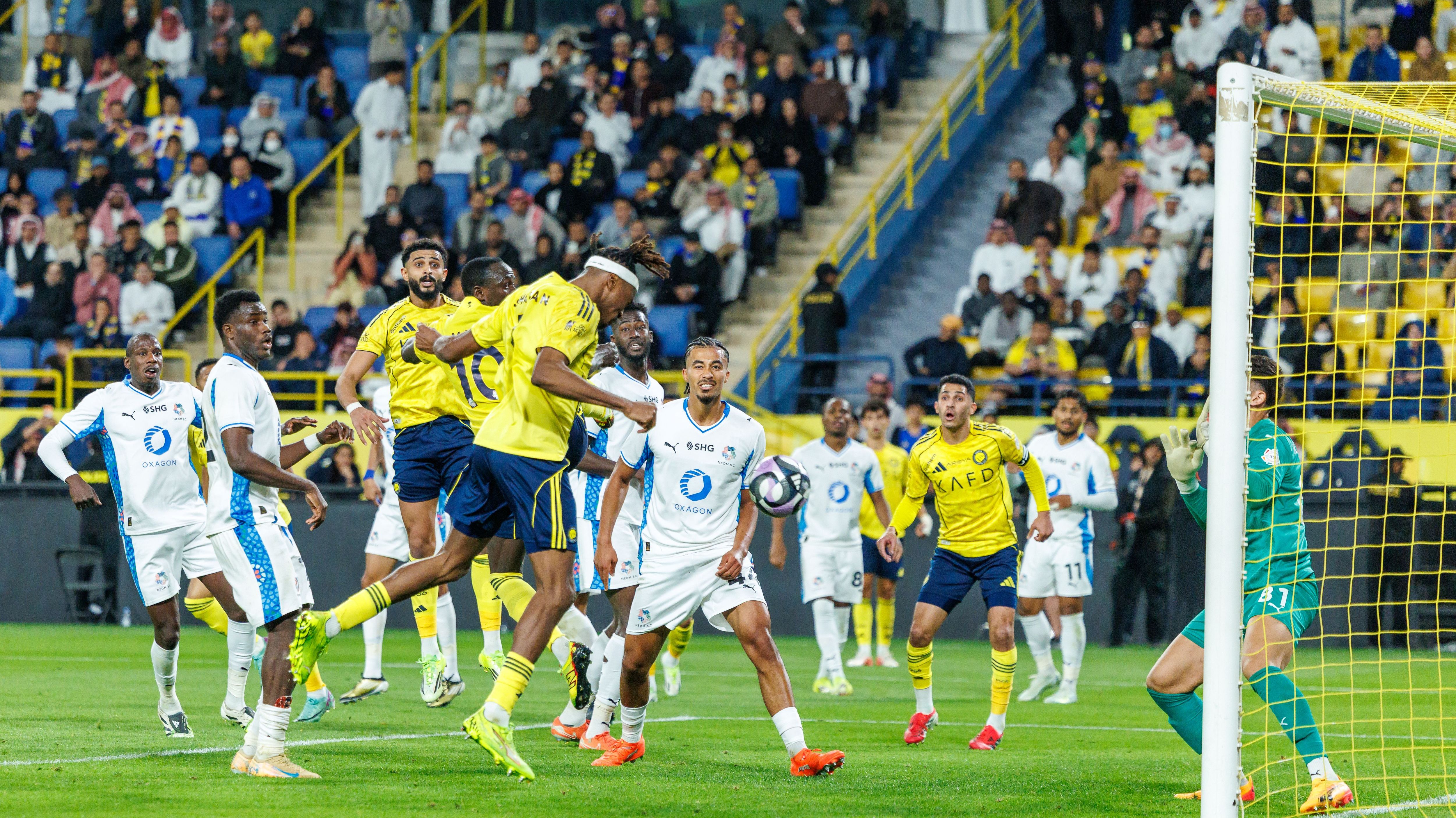 النصر يتغلب على نيوم ويسجل انتصاره الحادي عشر على التوالي في دوري روشن