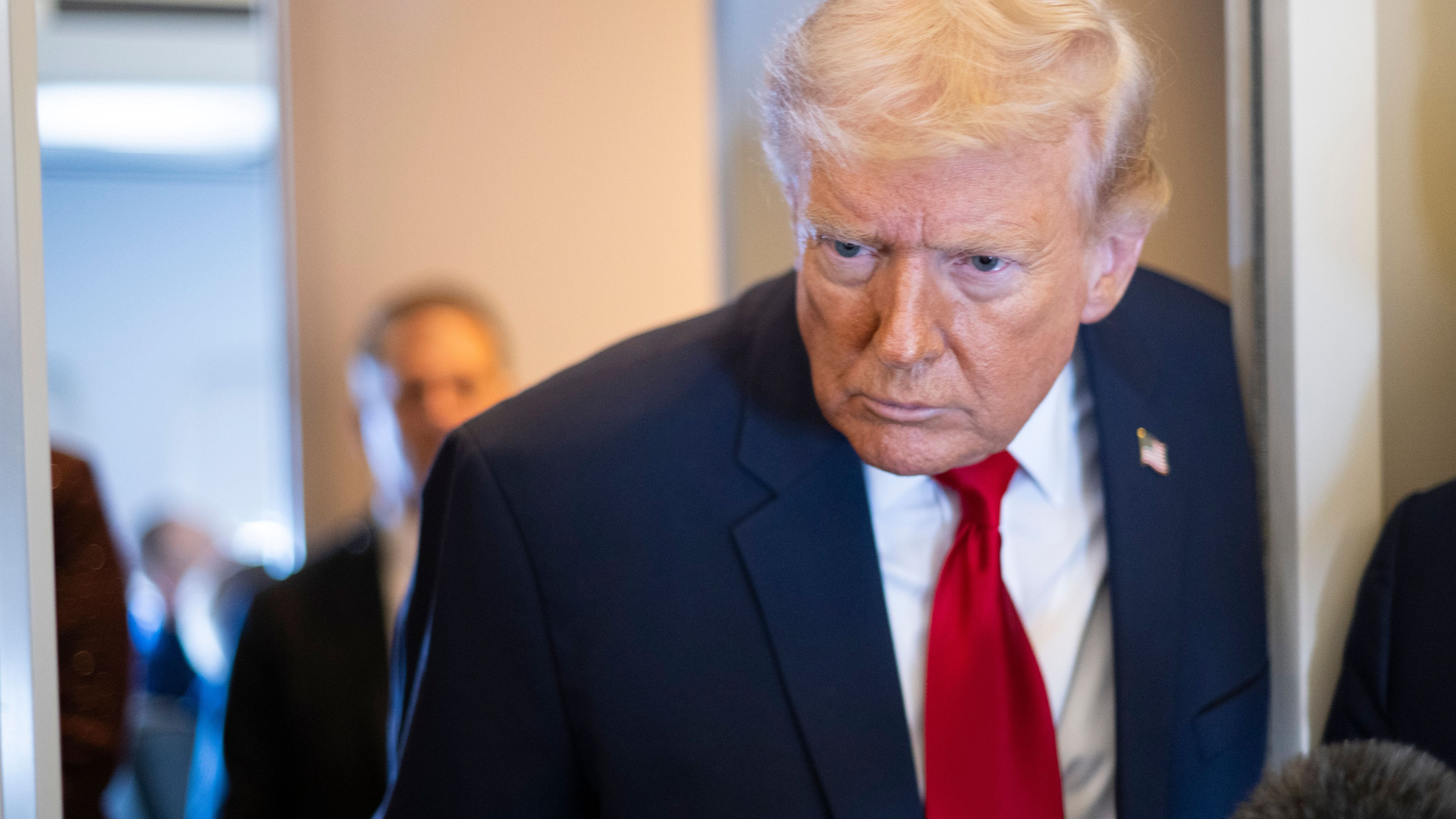 President Trump Spends Weekend At Mar-a-Lago Resort In Florida