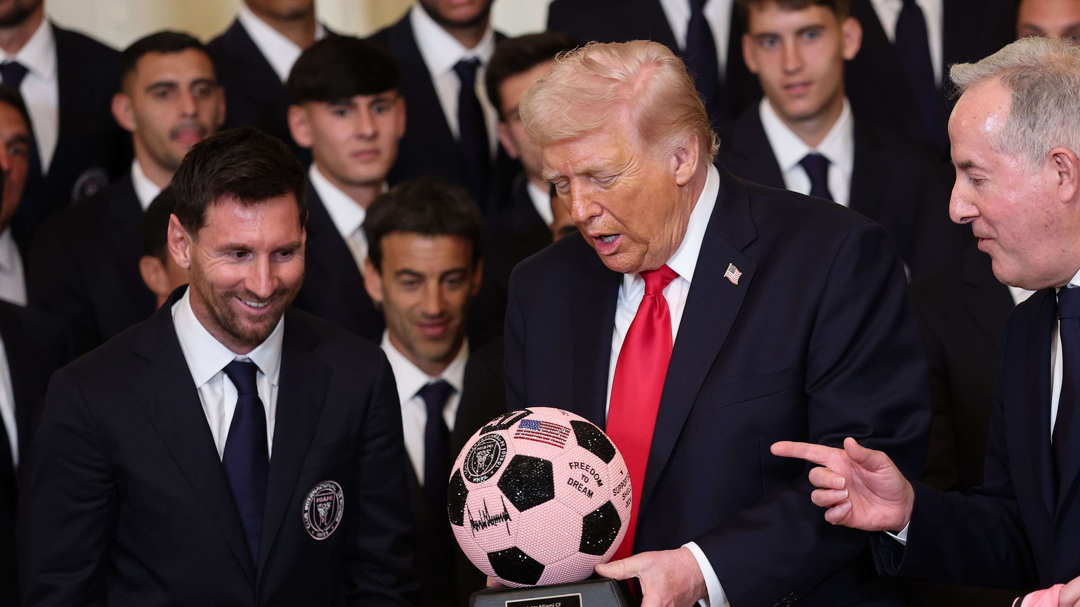 President Trump Welcomes Major League Soccer Champion Inter Miami To White House