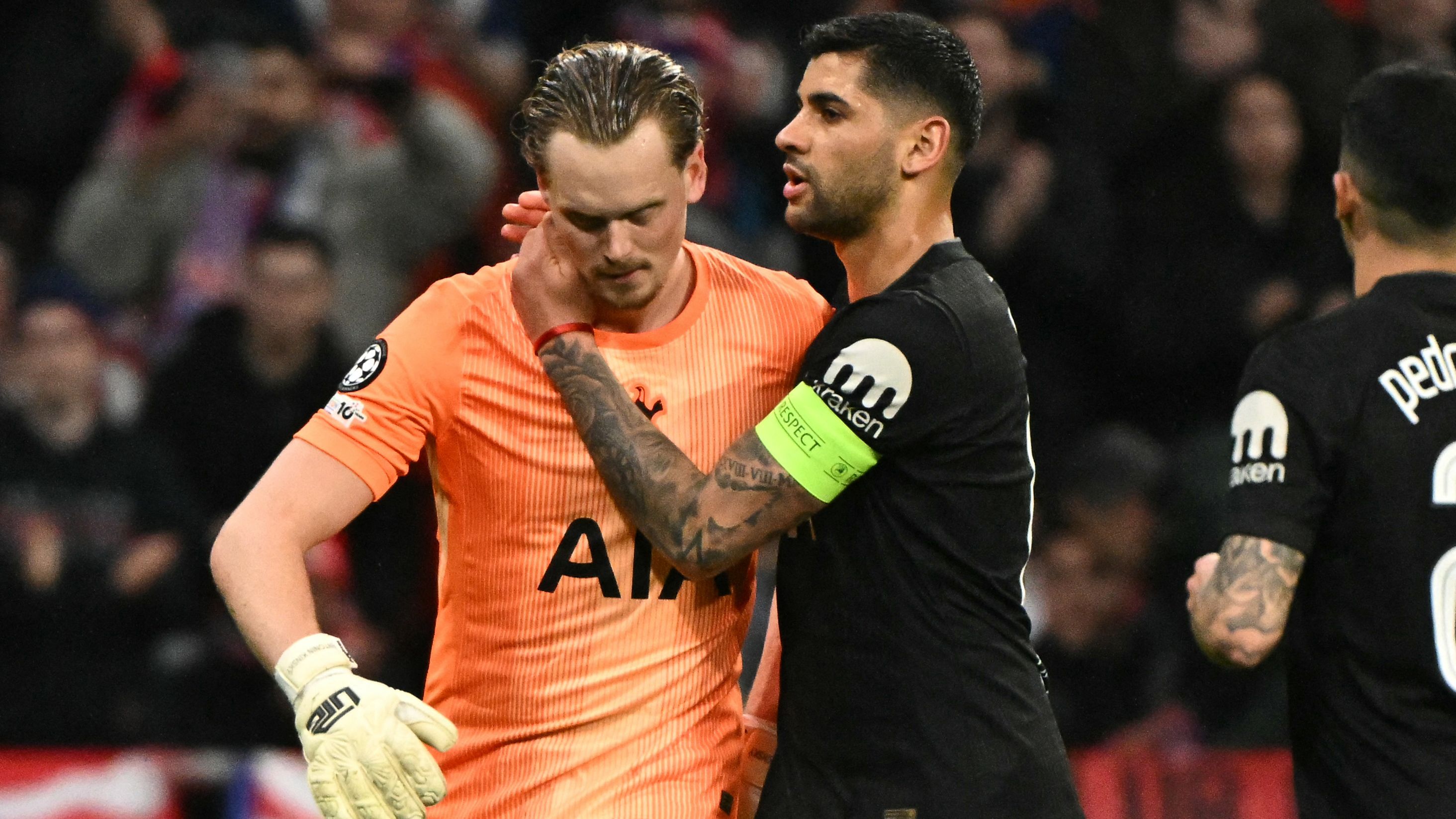 Getty Images photo of Atletico Madrid vs Tottenham in the Champions League first leg