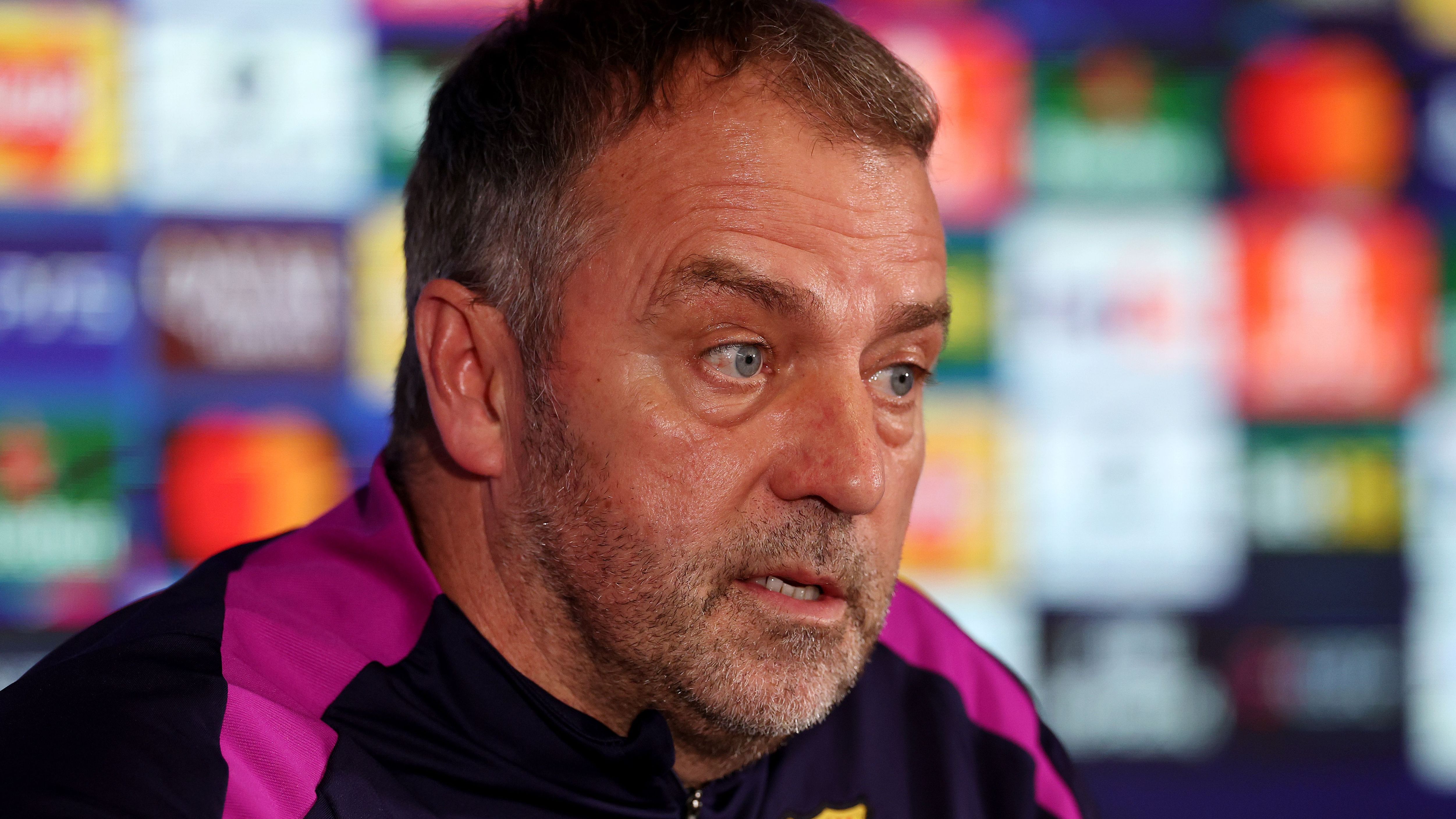 FC Barcelona Training Session And Press Conference - UEFA Champions League 2025/26 Round of 16 First Leg