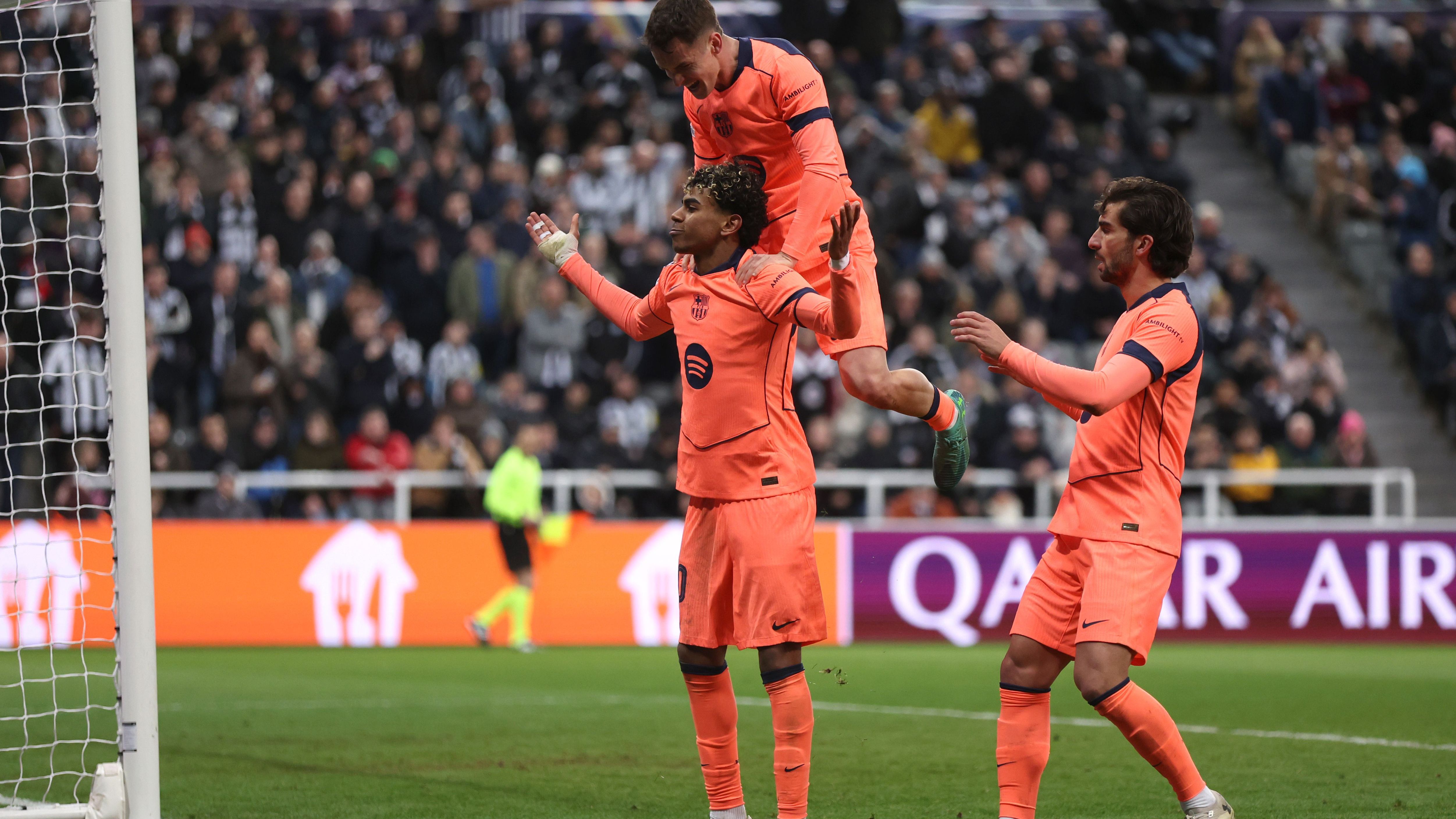 Newcastle United FC v FC Barcelona - UEFA Champions League 2025/26 Round of 16 First Leg