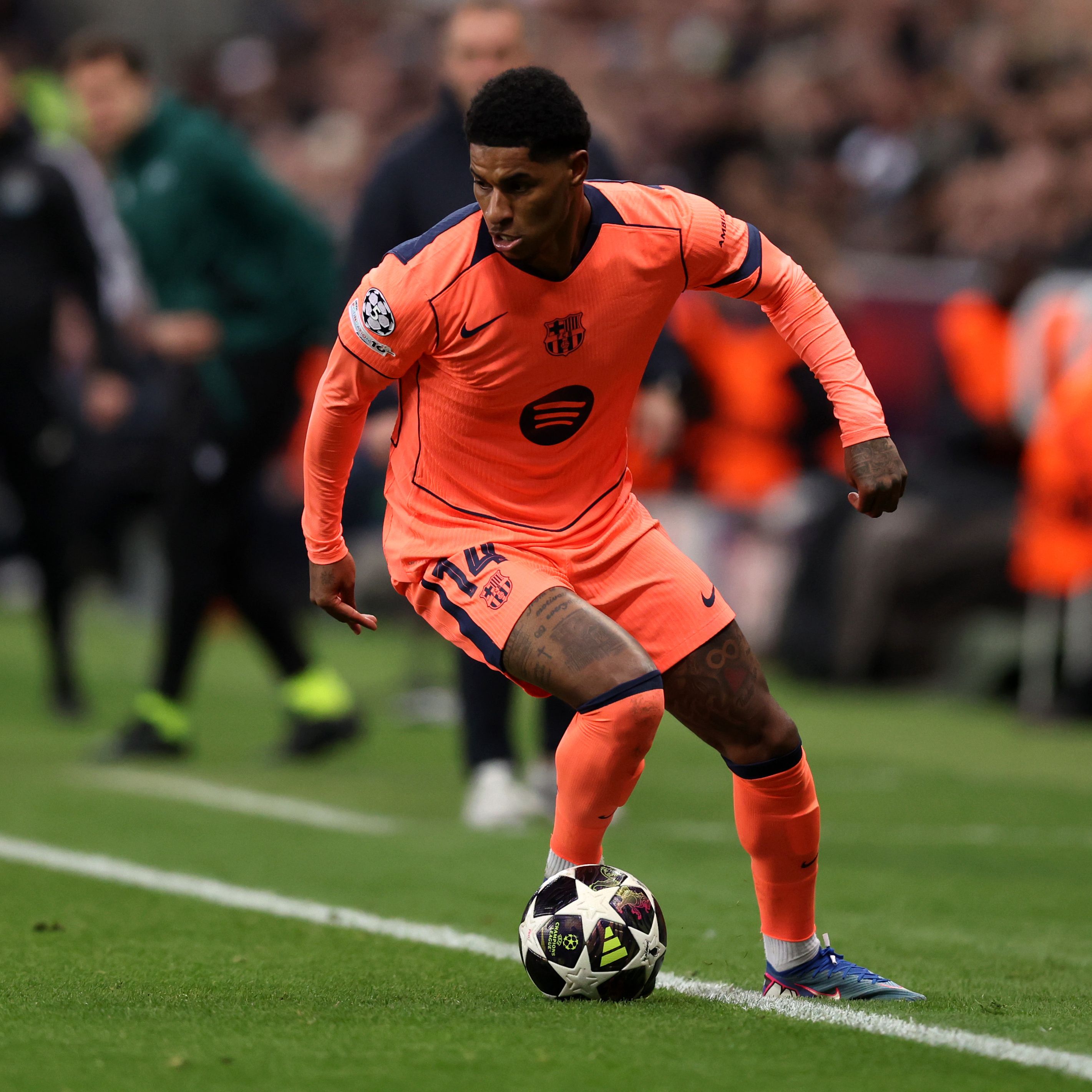 Newcastle United FC v FC Barcelona - UEFA Champions League 2025/26 Round of 16 First Leg