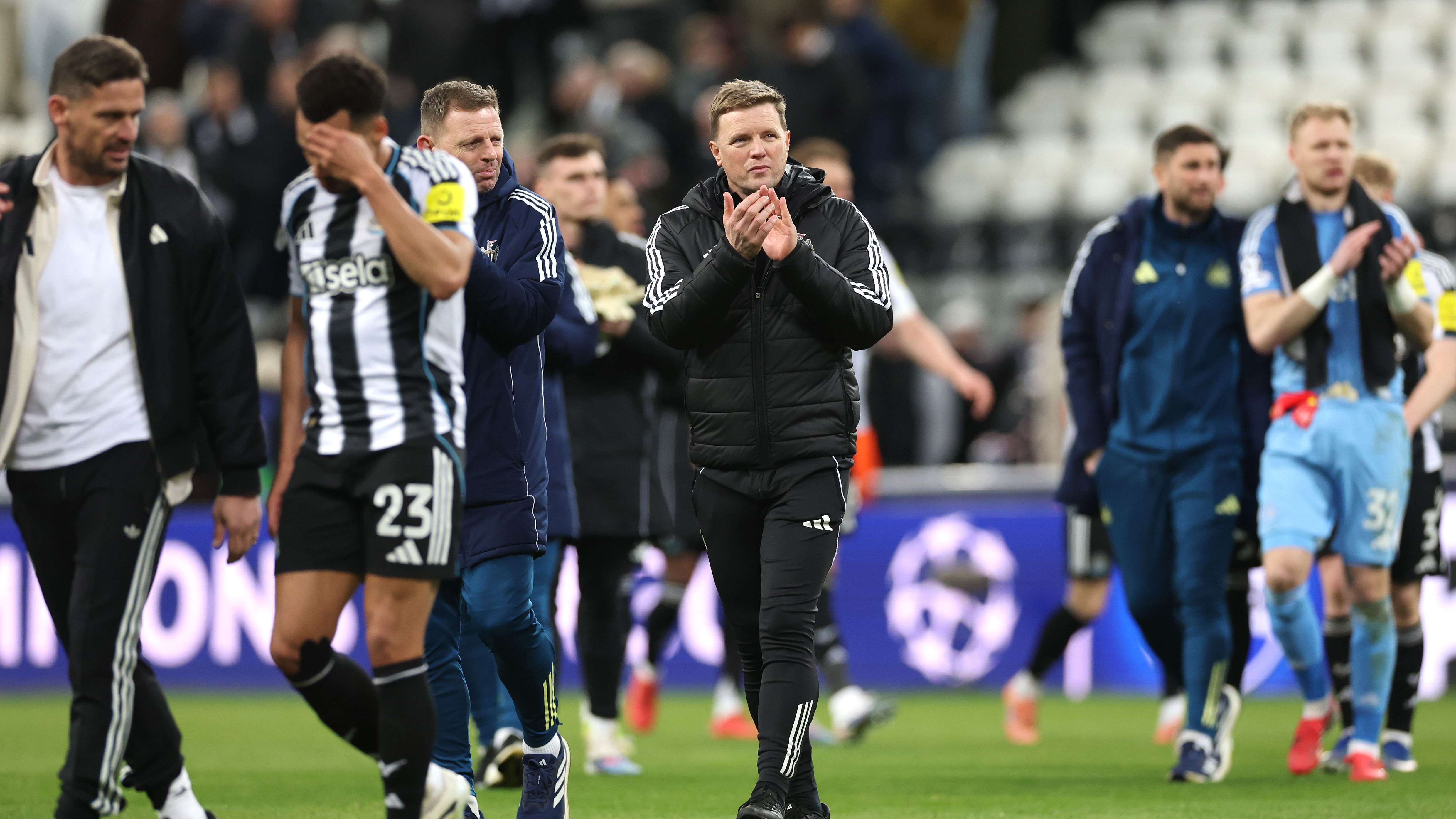 Newcastle United FC v FC Barcelona - UEFA Champions League 2025/26 Round of 16 First Leg