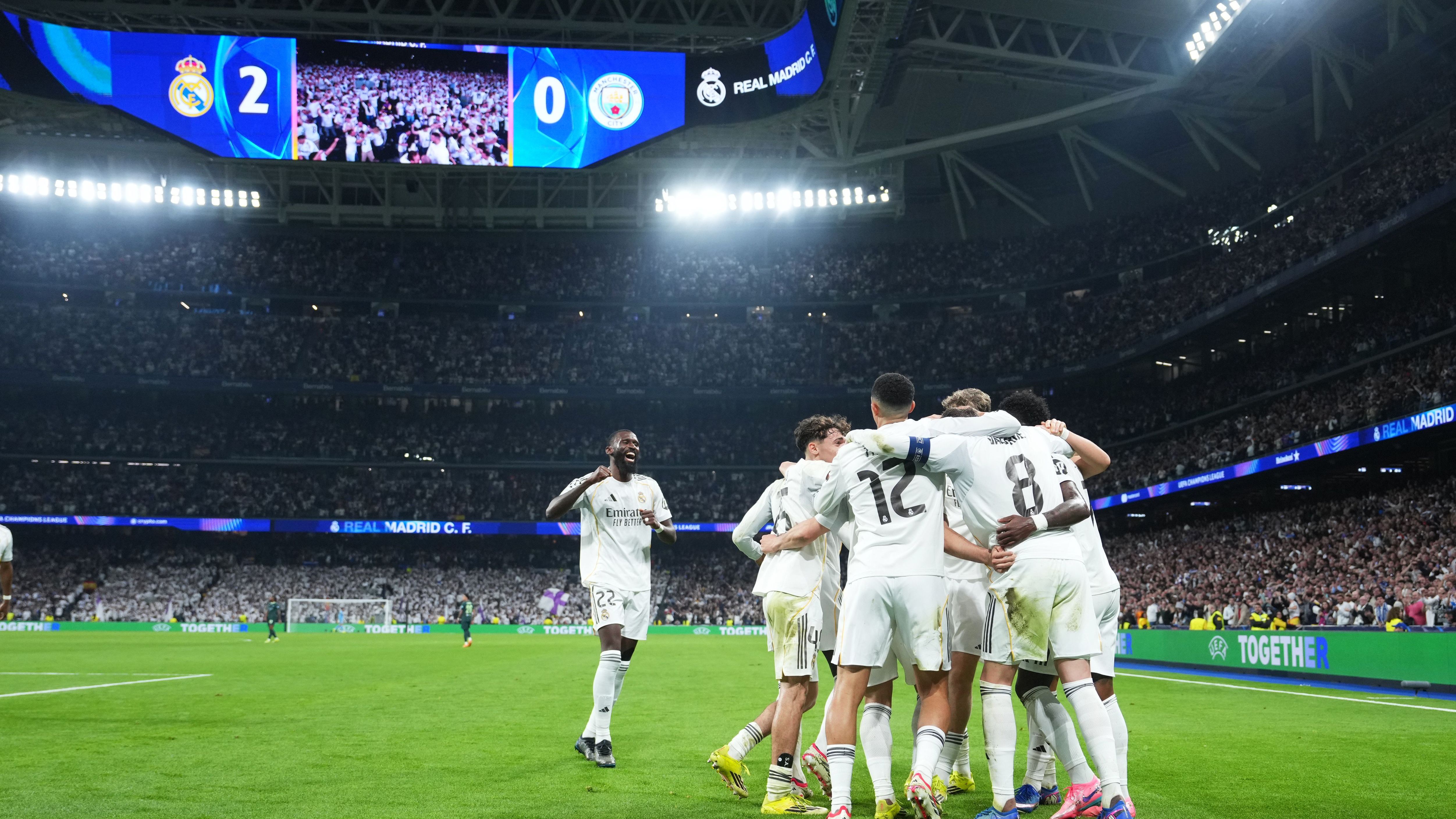 Real Madrid CF v Manchester City FC - UEFA Champions League 2025/26 Round of 16 First Leg