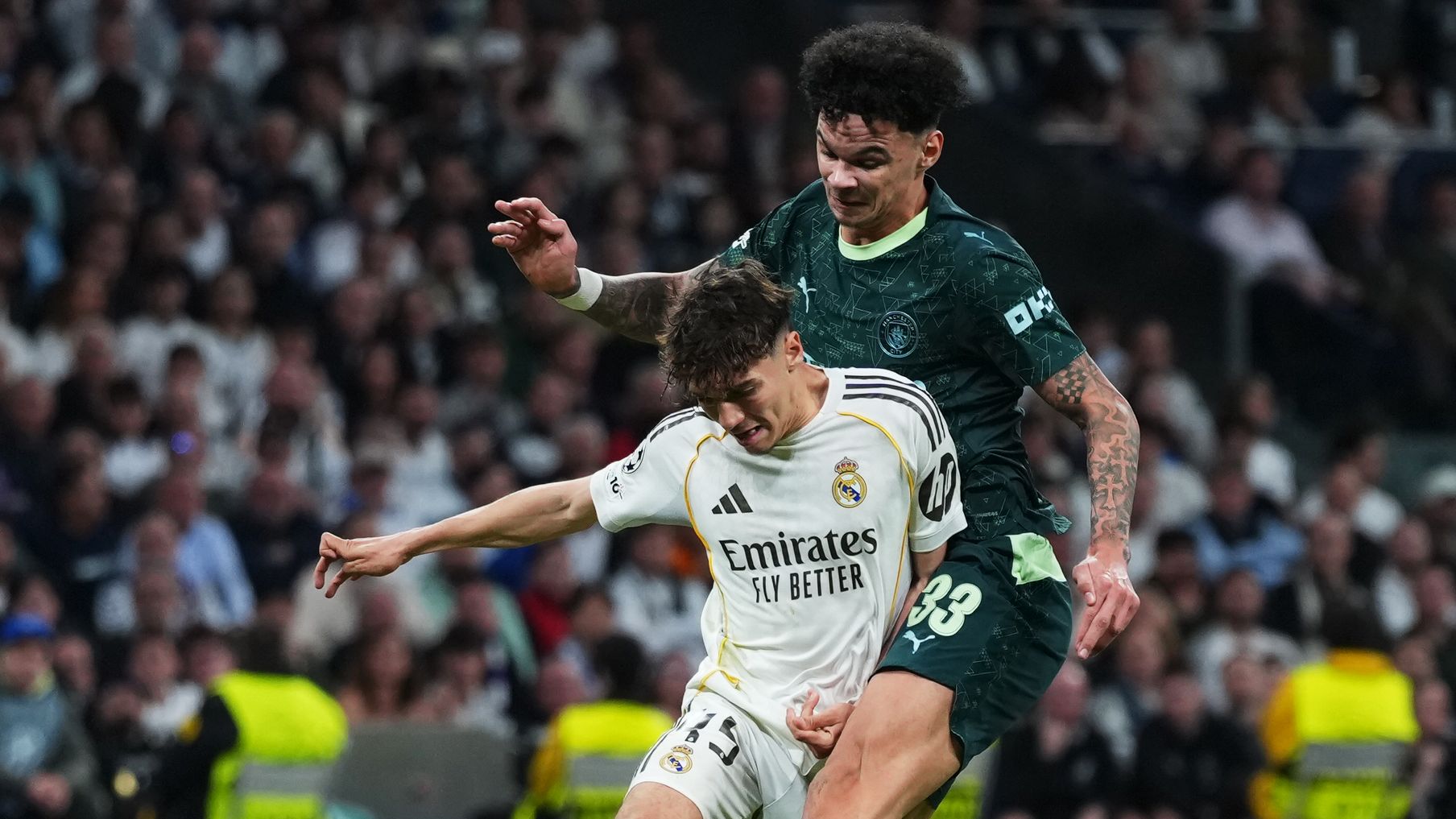 Real Madrid CF v Manchester City FC - UEFA Champions League 2025/26 Round of 16 First Leg