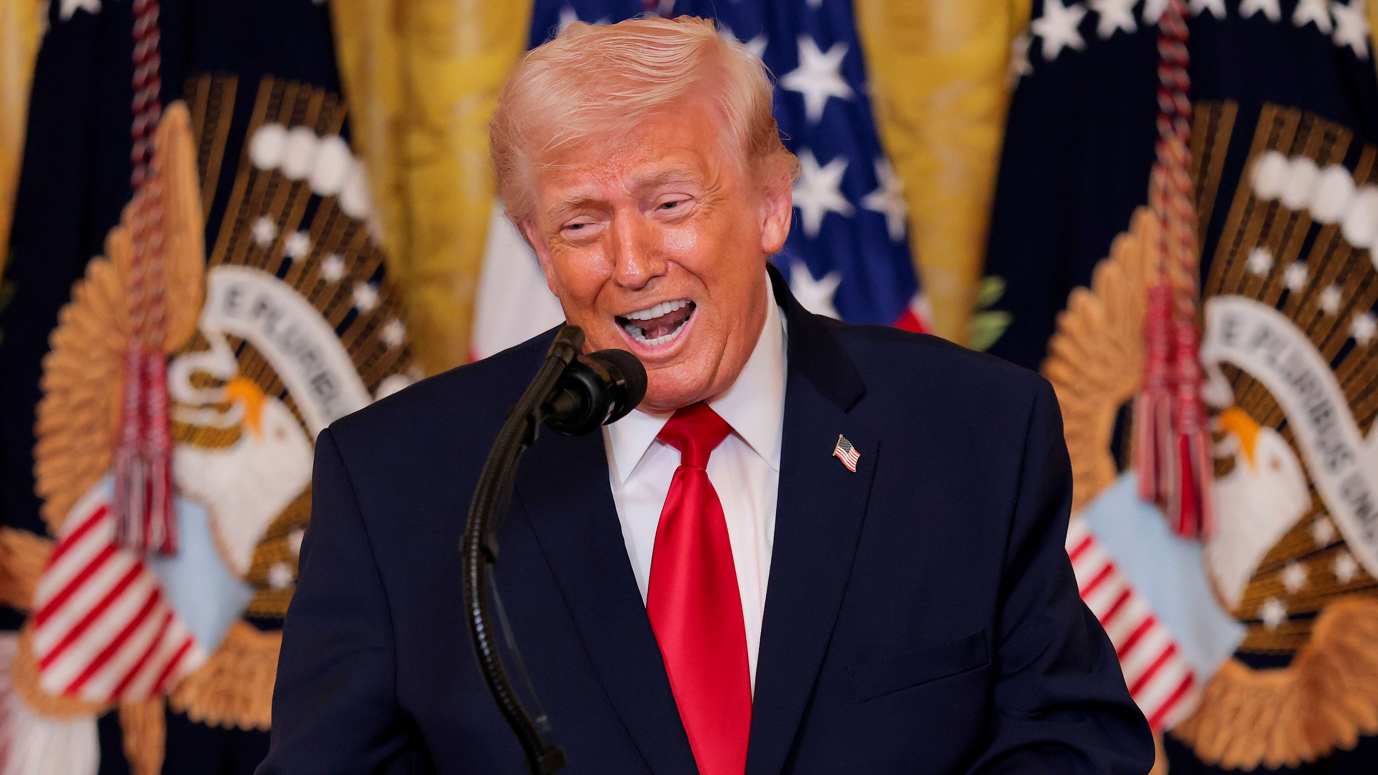 President Trump And First Lady Melania Trump Host Women's History Month Event At The White House