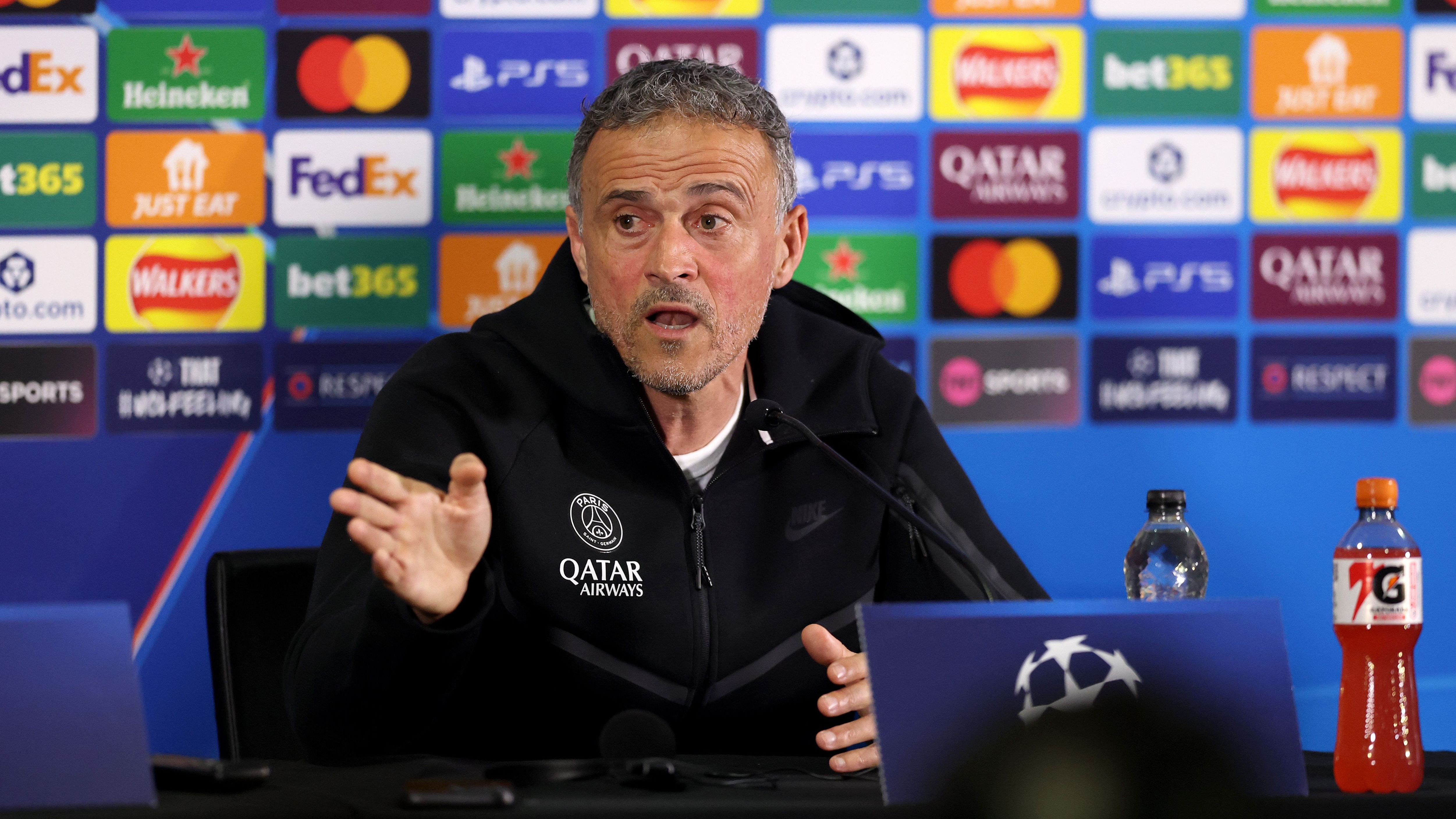 Paris Saint-Germain FC Training Session And Press Conference - UEFA Champions League 2025/26 Round of 16 Second Leg