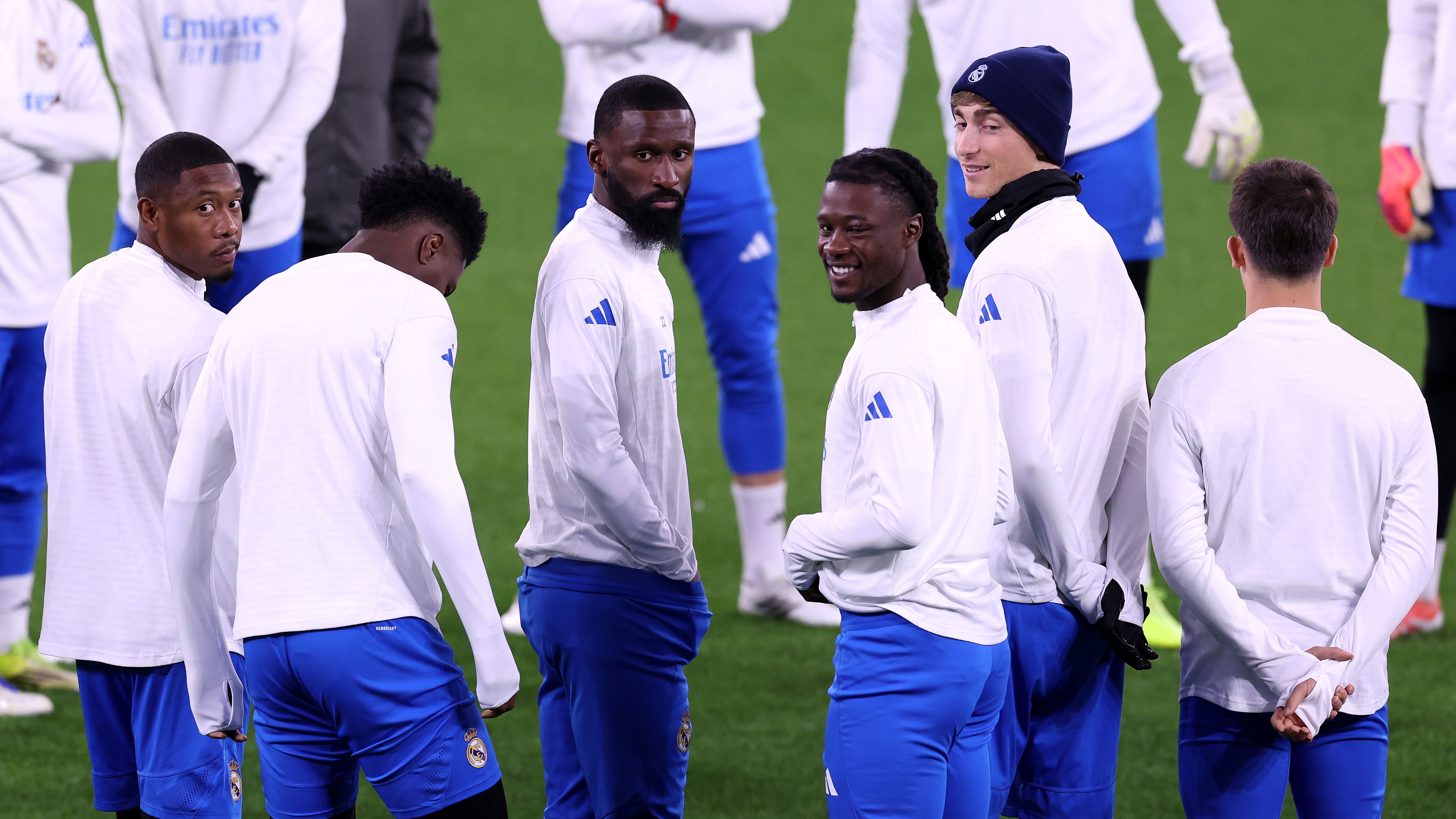 Real Madrid CF Training Session And Press Conference - UEFA Champions League 2025/26 Round of 16 Second Leg