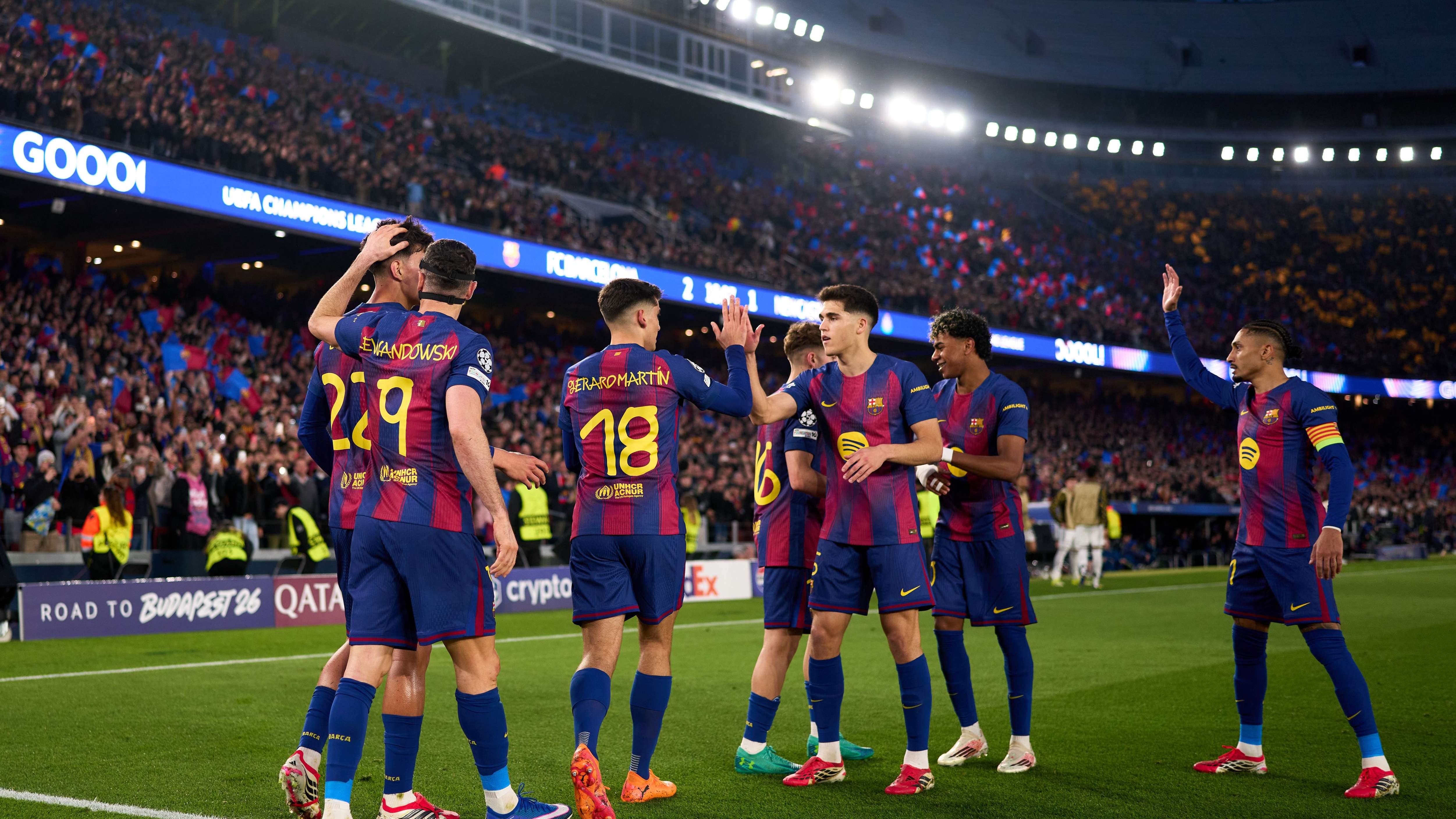 FC Barcelona v Newcastle United FC - UEFA Champions League 2025/26 Round of 16 Second Leg