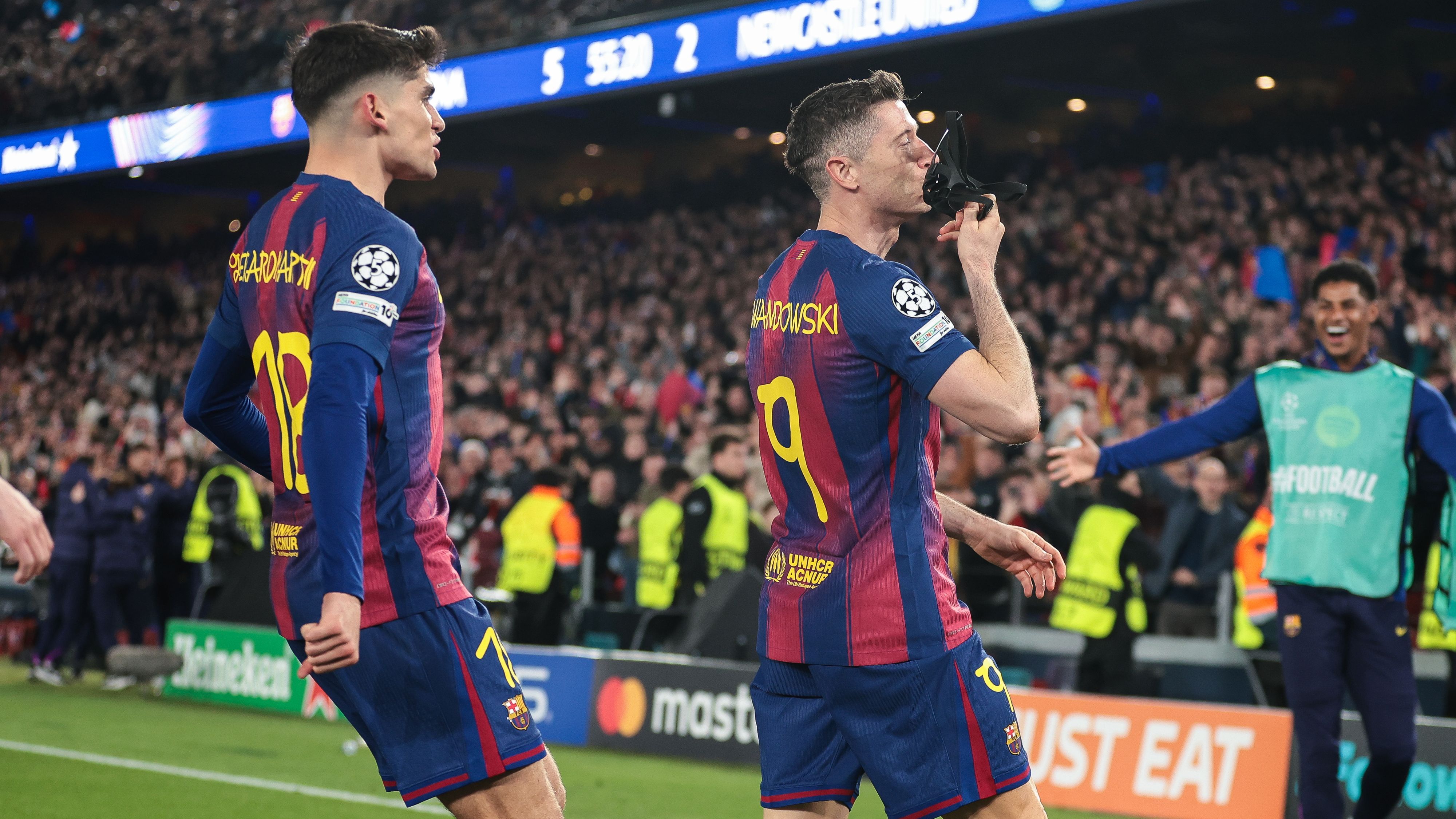 FC Barcelona v Newcastle United FC - UEFA Champions League 2025/26 Round of 16 Second Leg