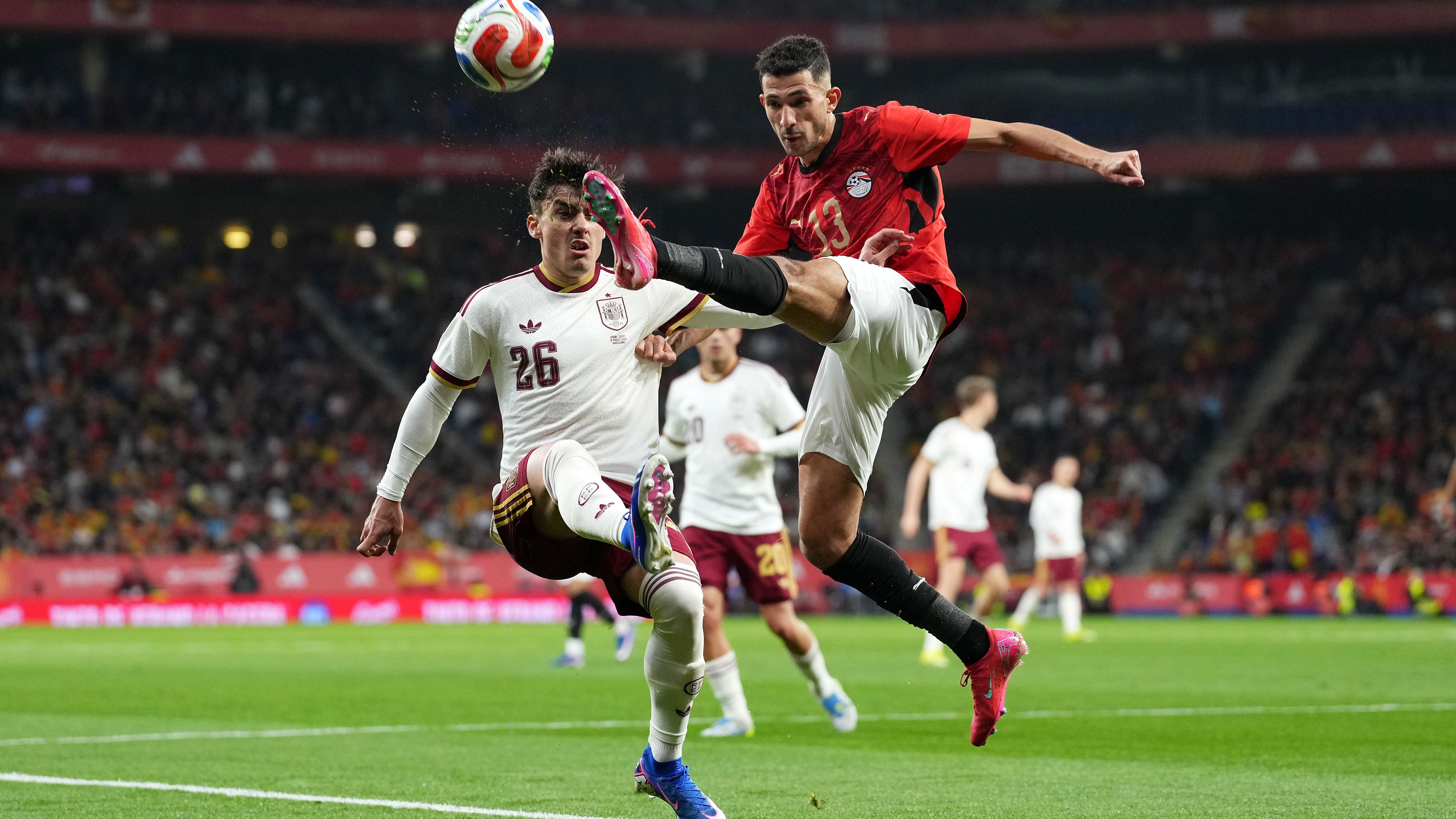 Spain-Egypt friendly anti-Islam chants photo