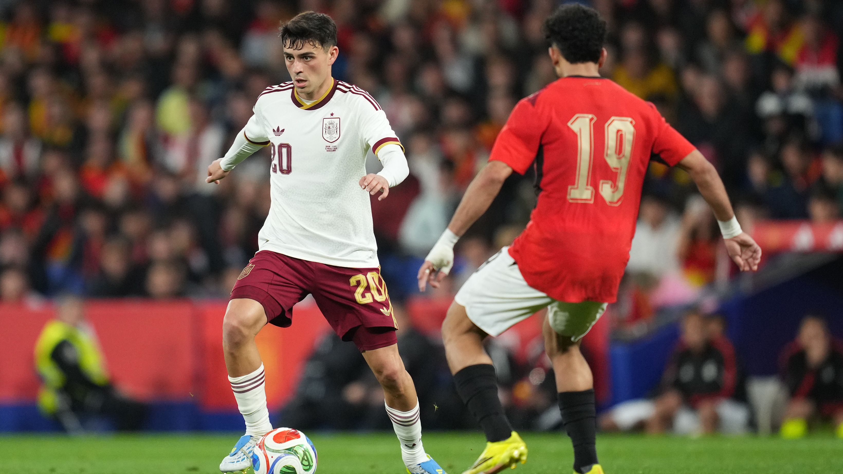 Spain Egypt friendly Pedri bitter draw