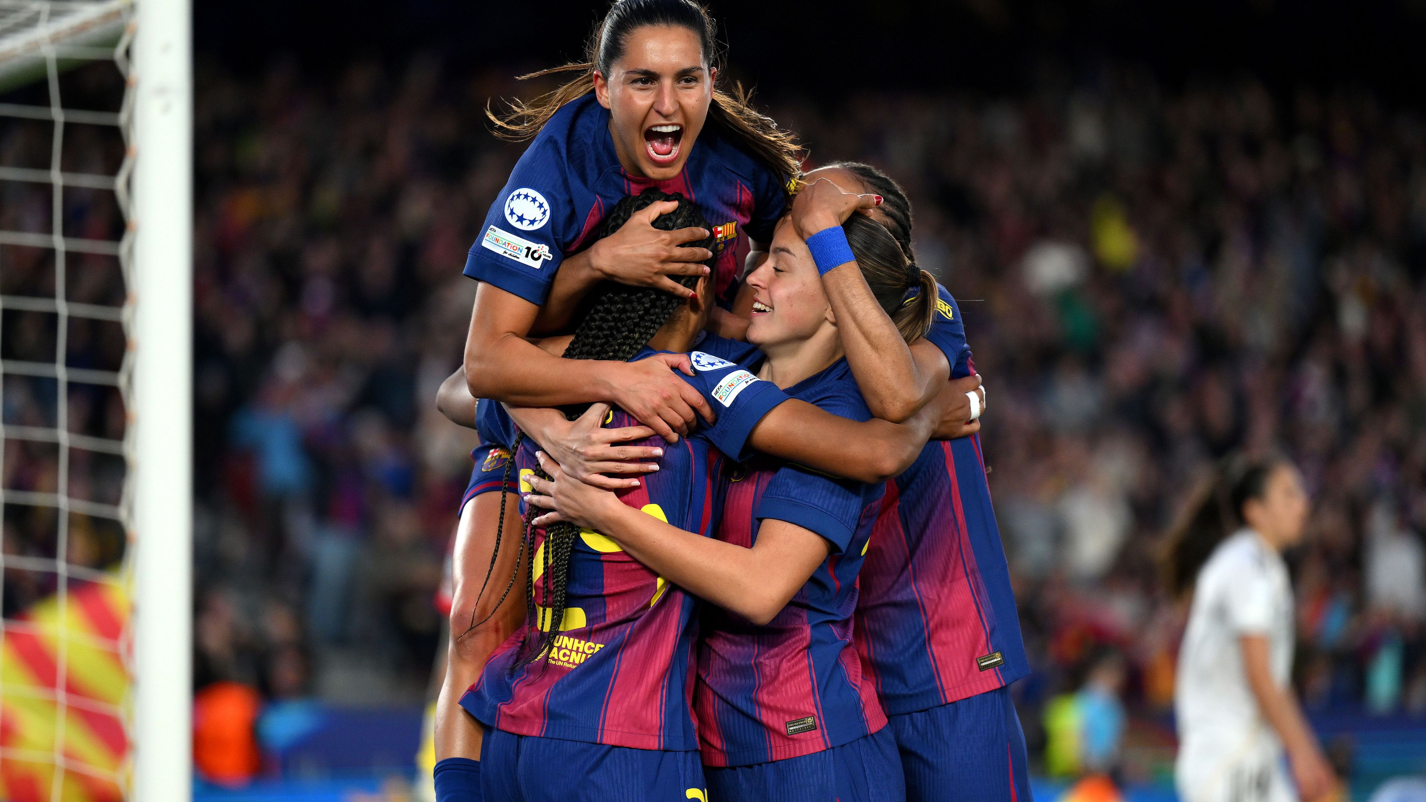 Barcellona Femminile contro Real Madrid Femminile al Camp Nou: 6-0 nel ritorno e 12-2 complessivo