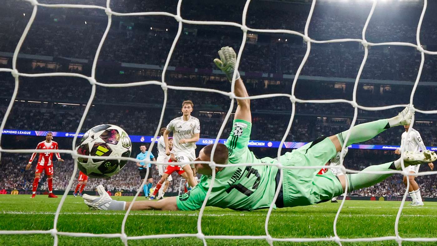 TOPSHOT-FBL-EUR-C1-REAL MADRID-BAYERN MUNICH