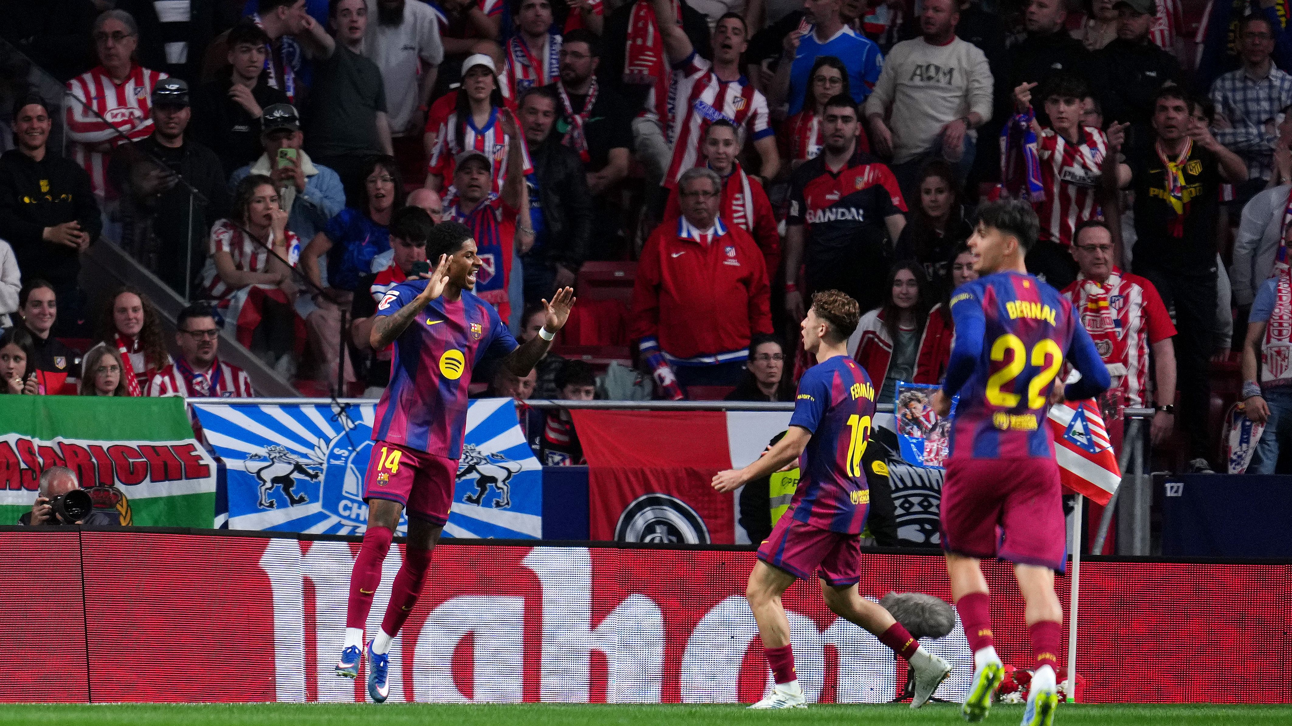 برشلونة يقترب من لقب الليجا بفارق 7 نقاط بعد انتصاراته المتتالية وتعثر ريال مدريد
