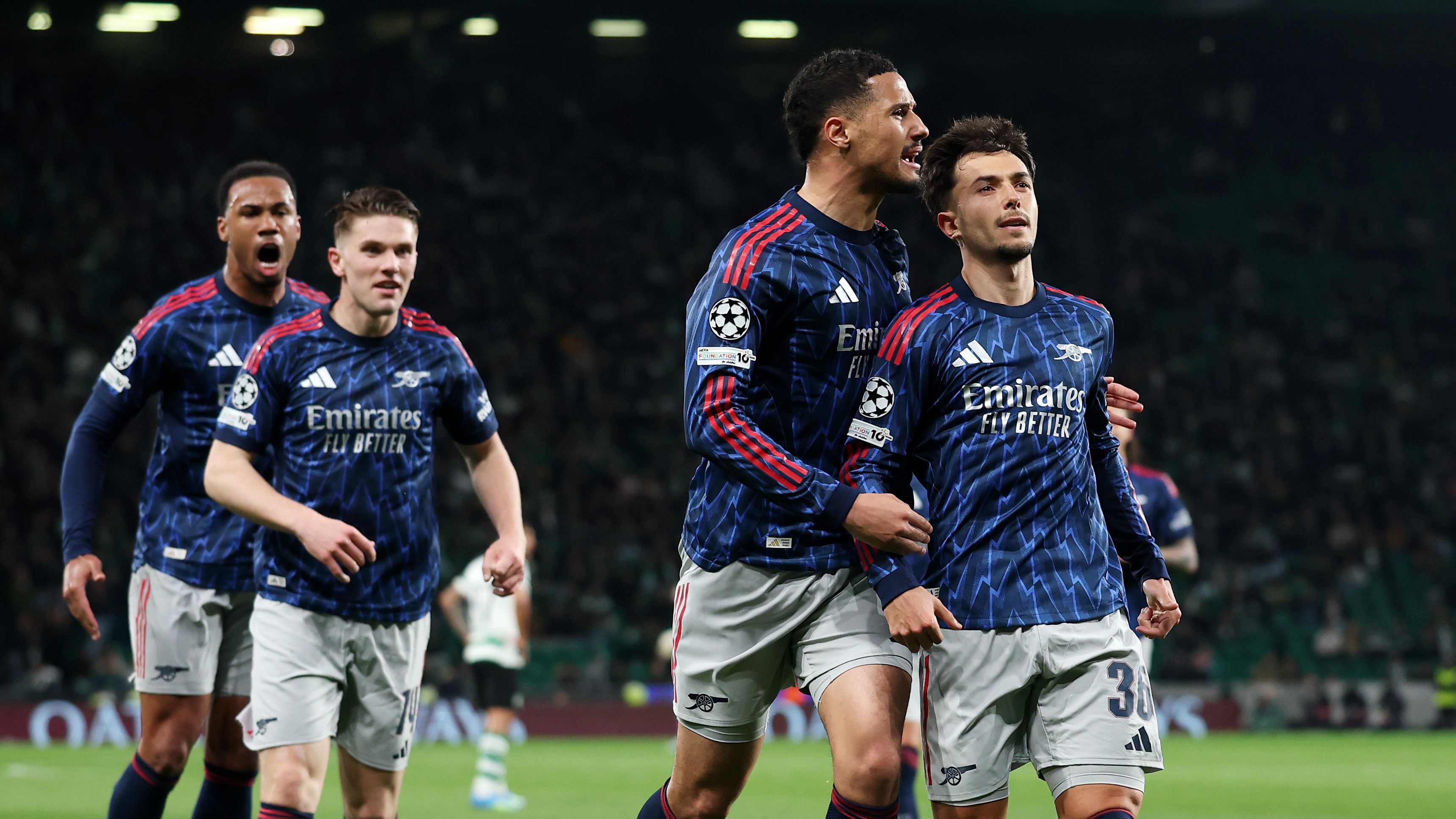 أرسنال يقترب من نصف النهائي بعد الفوز في لشبونة