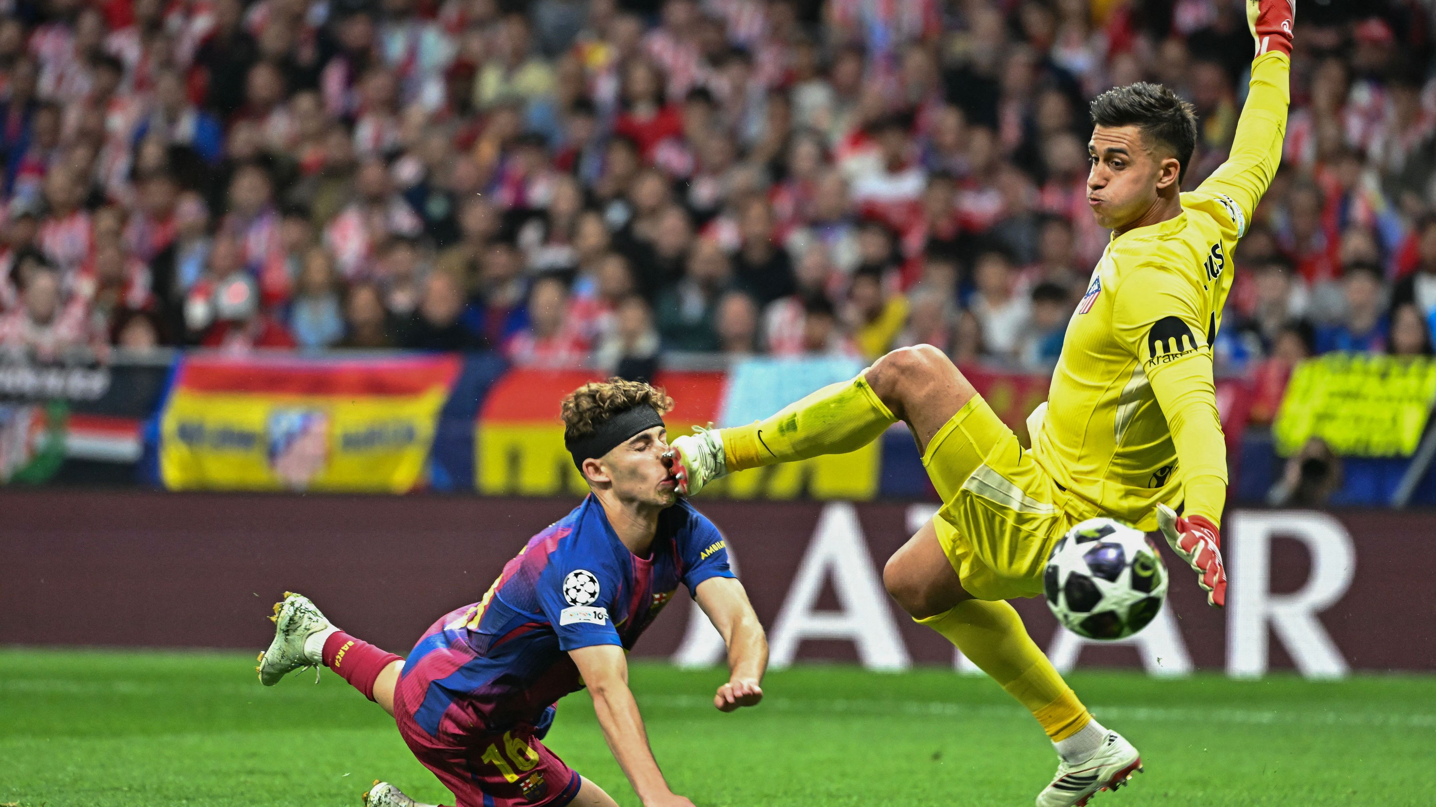 إصابتان داميتان لنجمي برشلونة وأتلتيكو مدريد