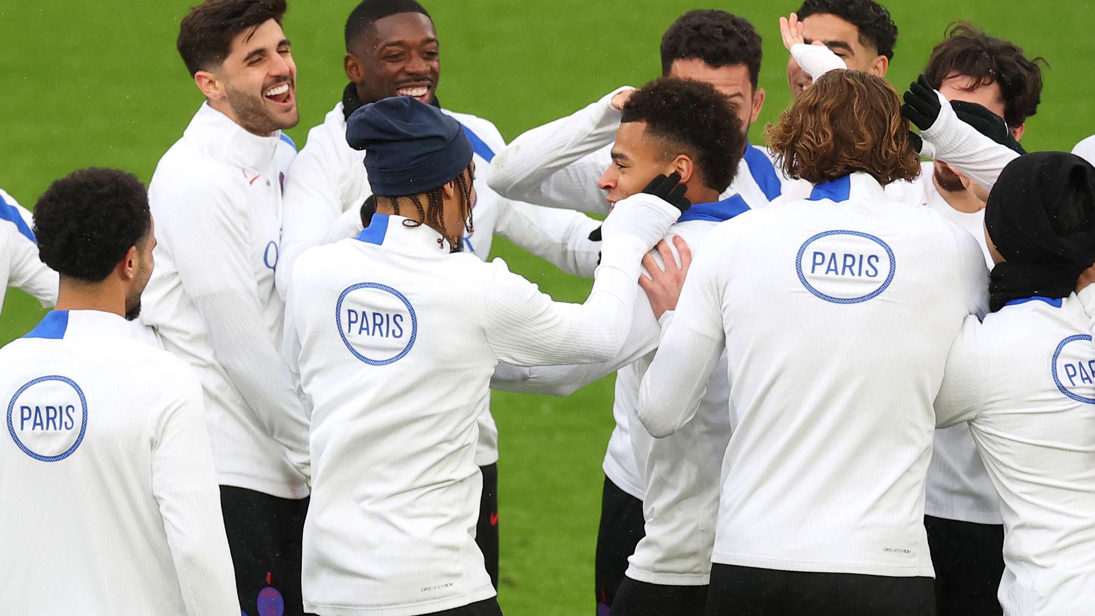 Paris Saint-Germain FC Training Session And Press Conference - UEFA Champions League 2025/26 Quarter-Final Second Leg