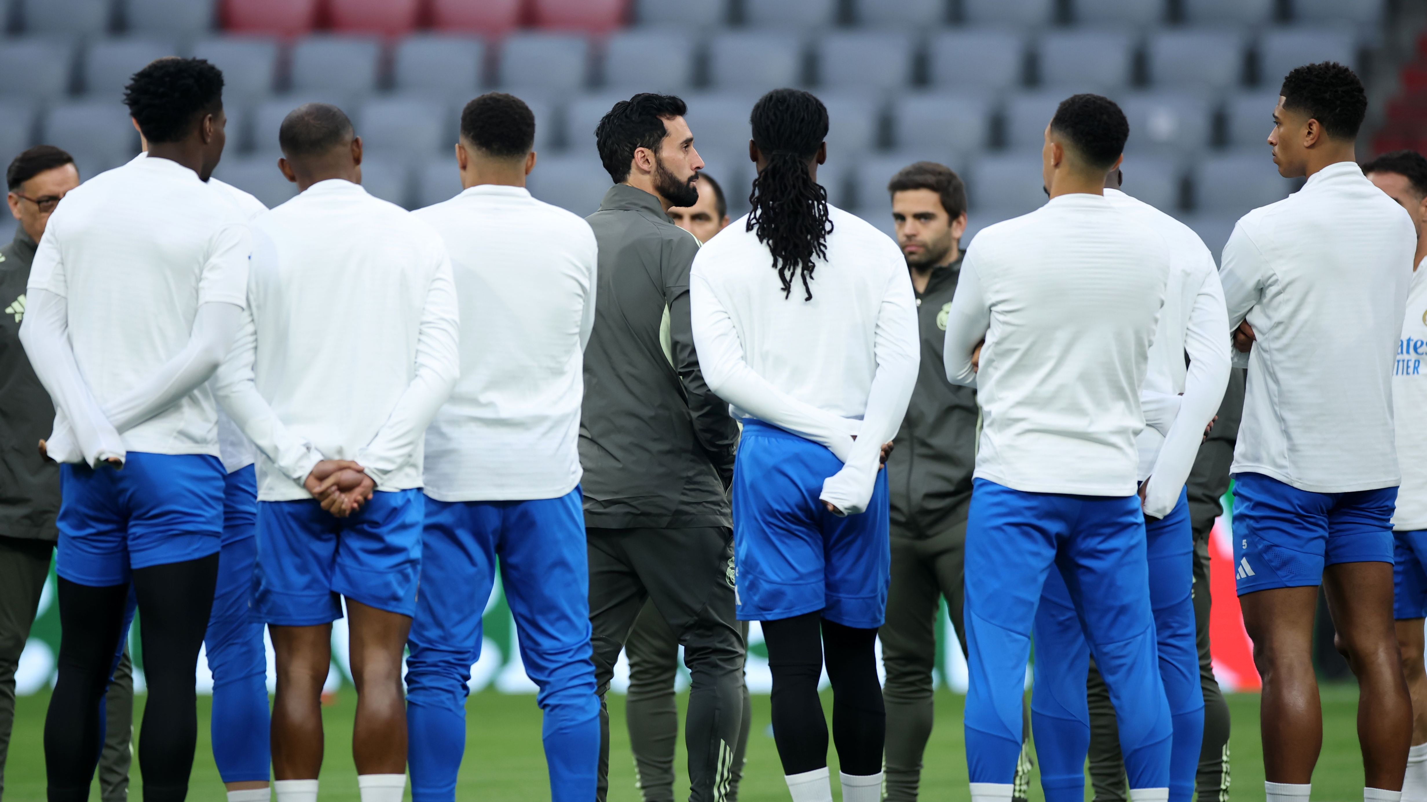Real Madrid CF Training Session And Press Conference - UEFA Champions League 2025/26 Quarter-Final Second Leg