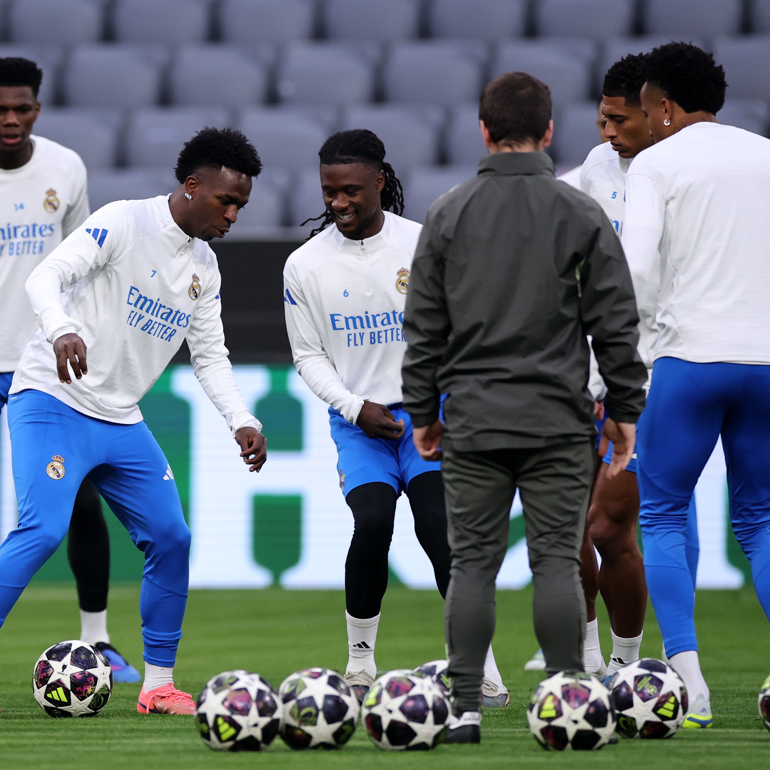 Real Madrid CF Training Session And Press Conference - UEFA Champions League 2025/26 Quarter-Final Second Leg