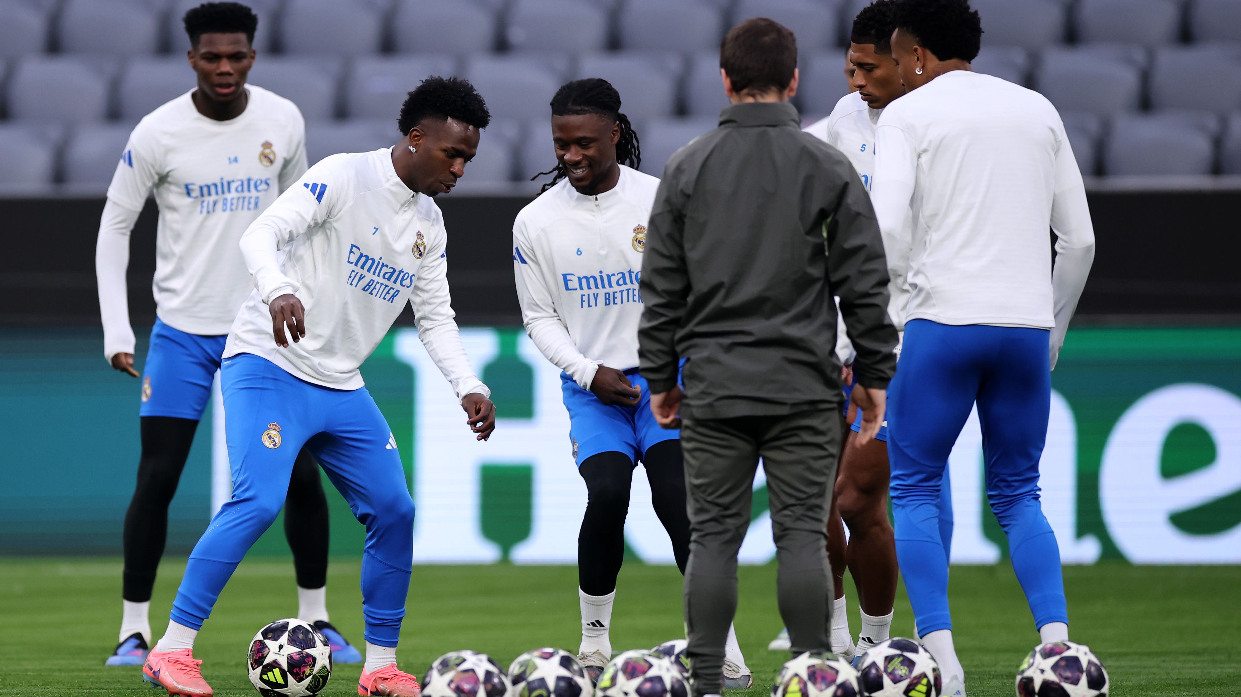 Real Madrid CF Training Session And Press Conference - UEFA Champions League 2025/26 Quarter-Final Second Leg