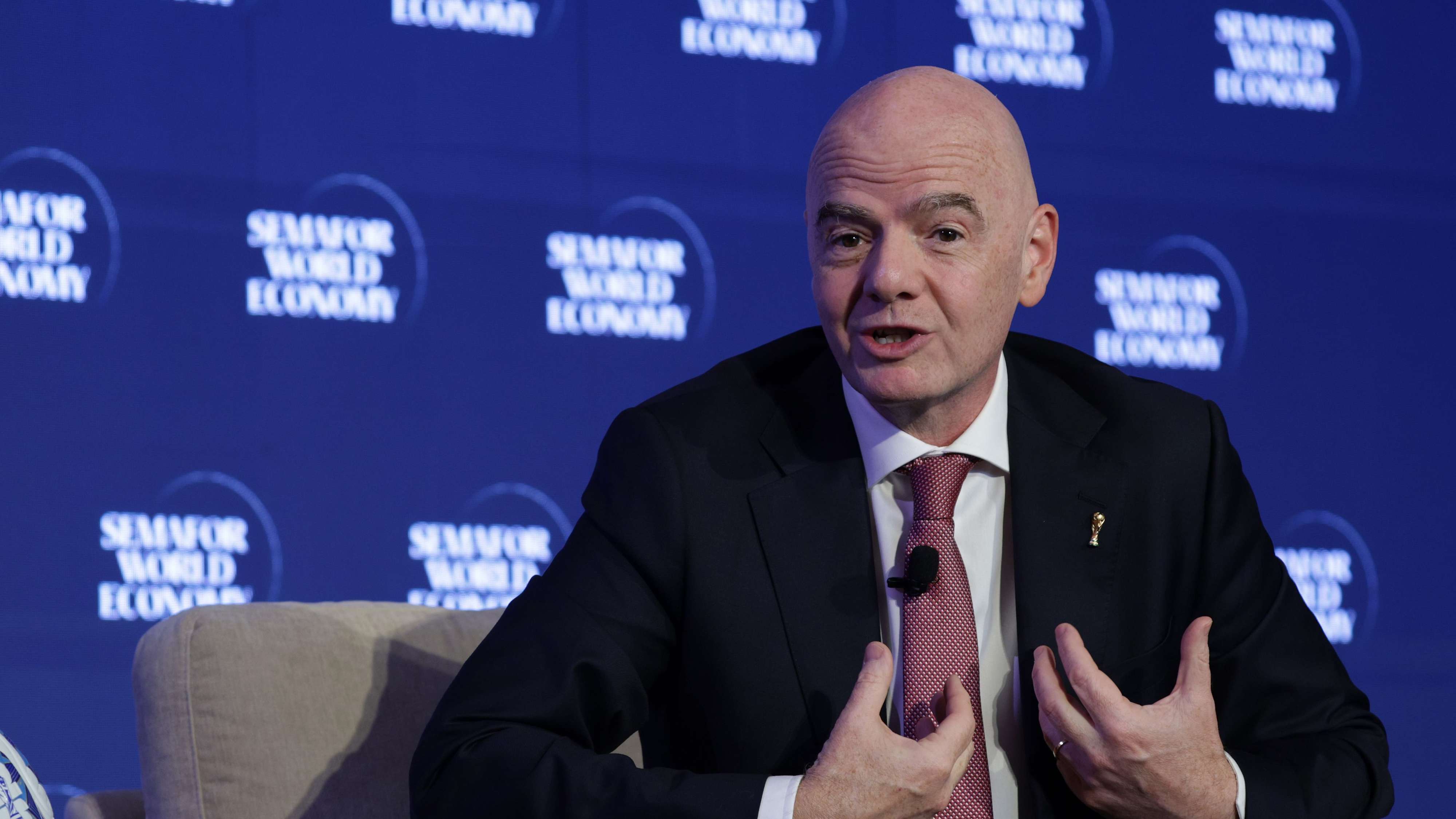 Business Leaders Speak At The Semafor World Economy Summit