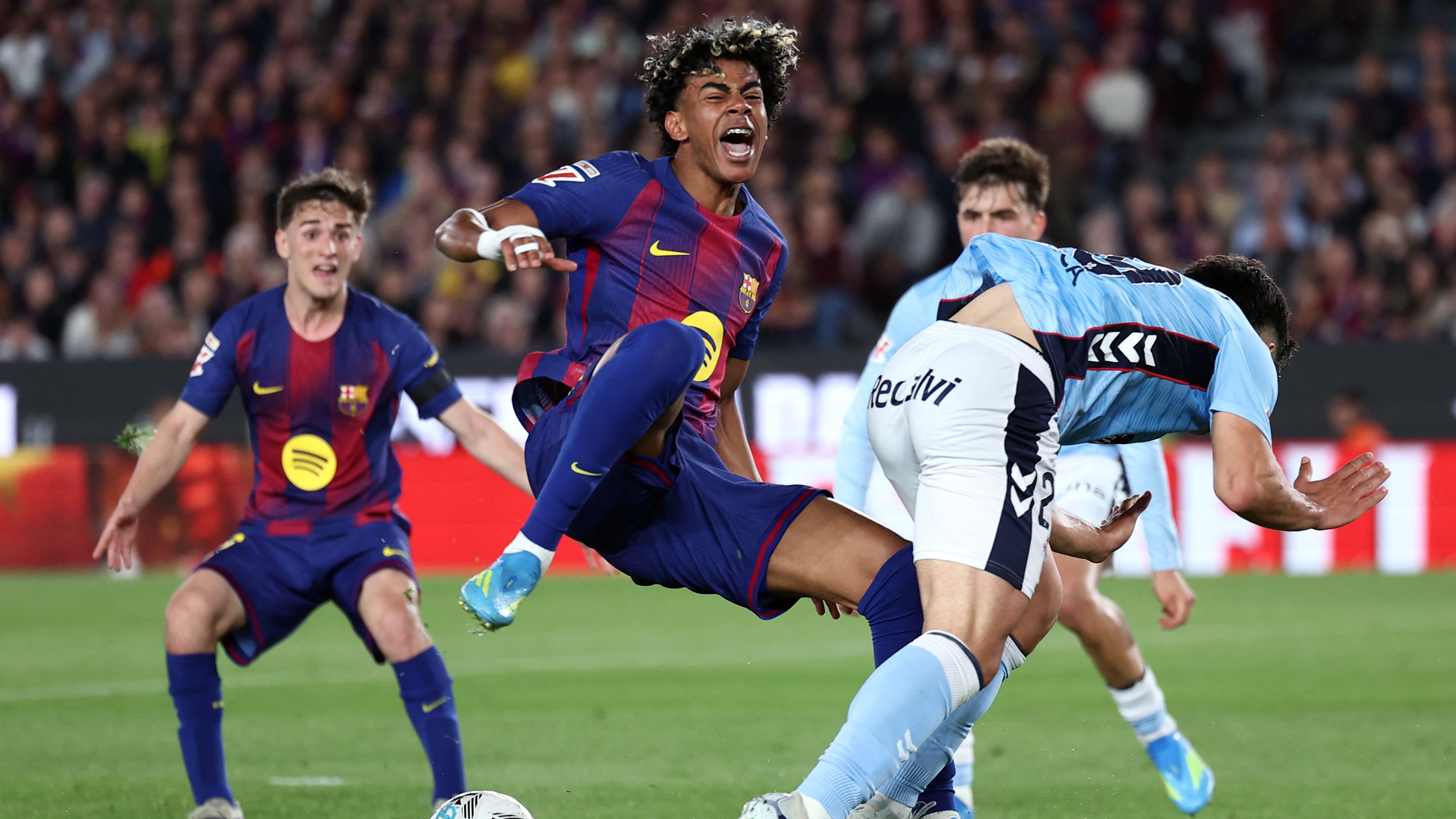 خوفا من سيناريو ميسي.. برشلونة يحذر إسبانيا بشأن يامال