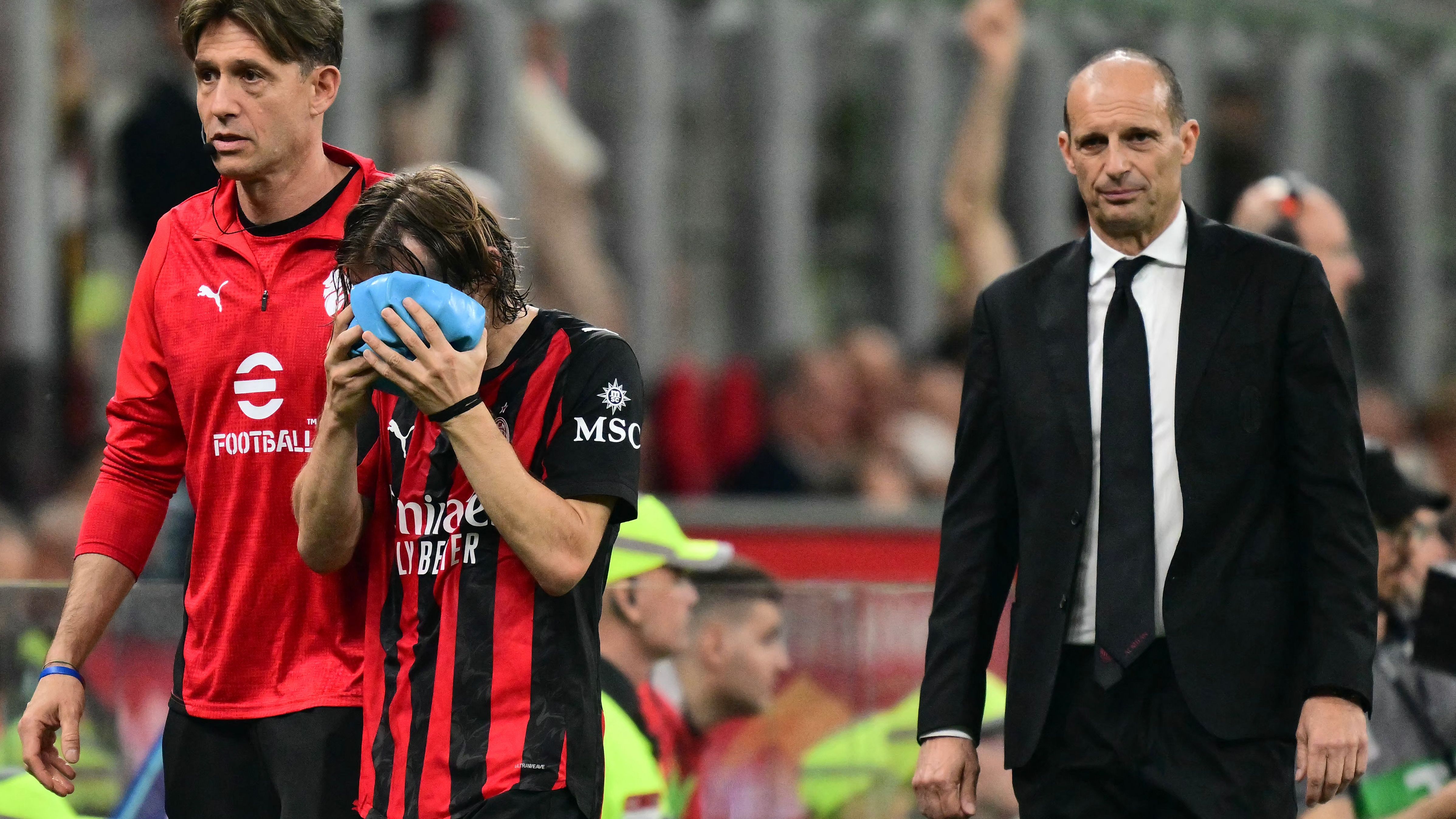 بالفيديو: إصابة مودريتش تُلقي بظلالها على قمة ميلان ويوفنتوس