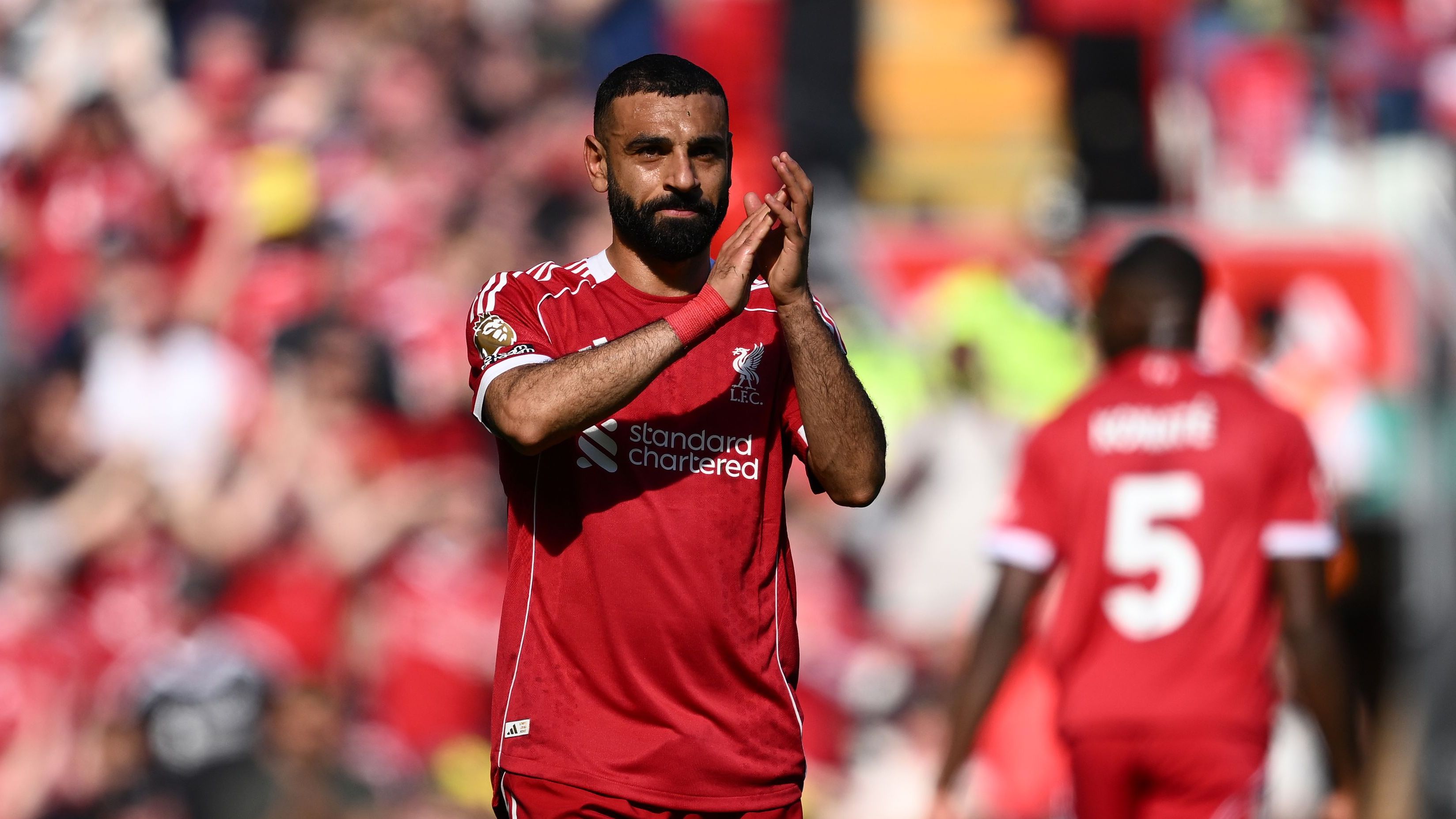 جيرارد: إصابة محمد صلاح أسوأ مما توقعنا وقد تنهي موسمه