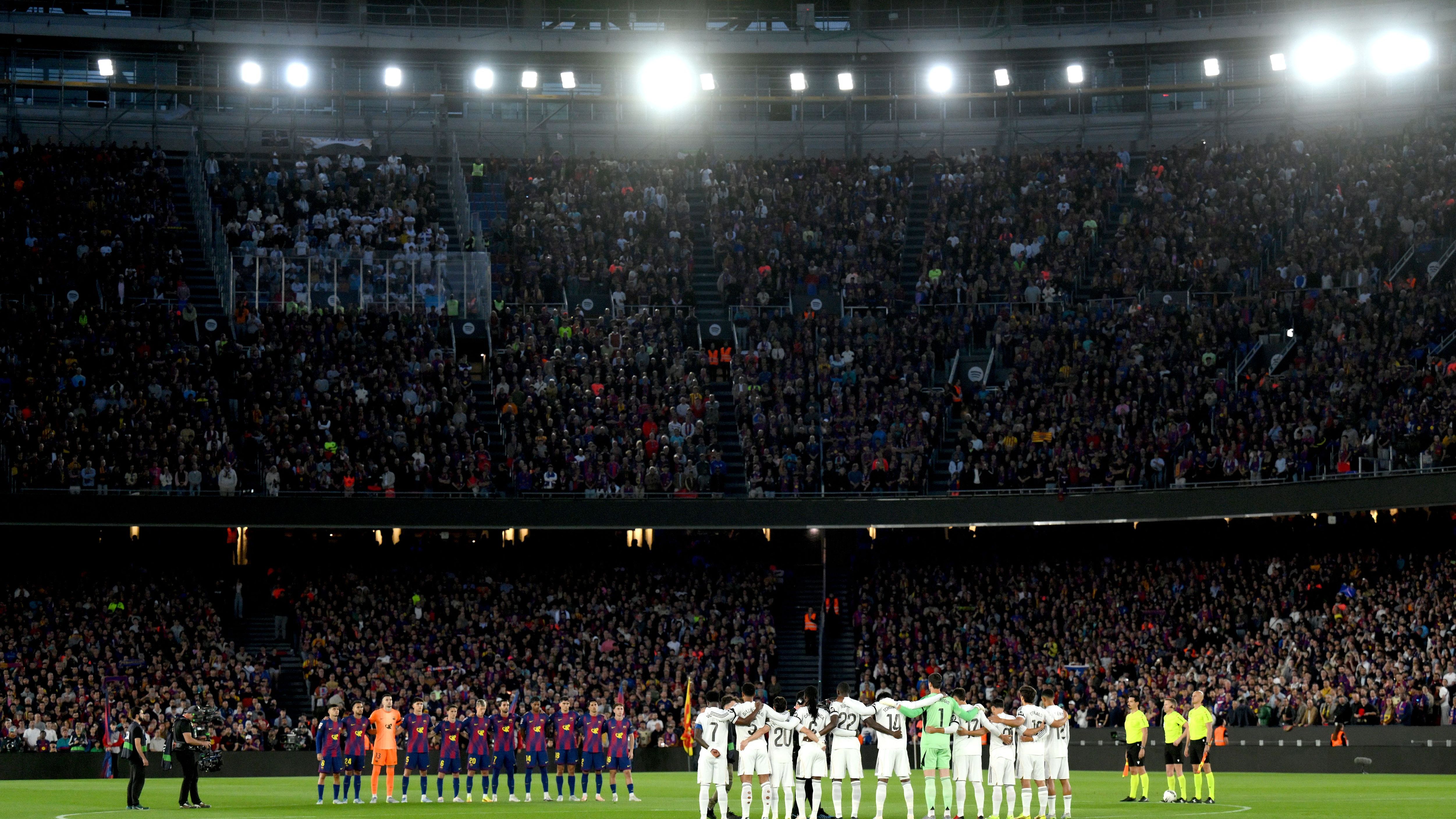 دقيقة حداد تسبق انطلاق الكلاسيكو