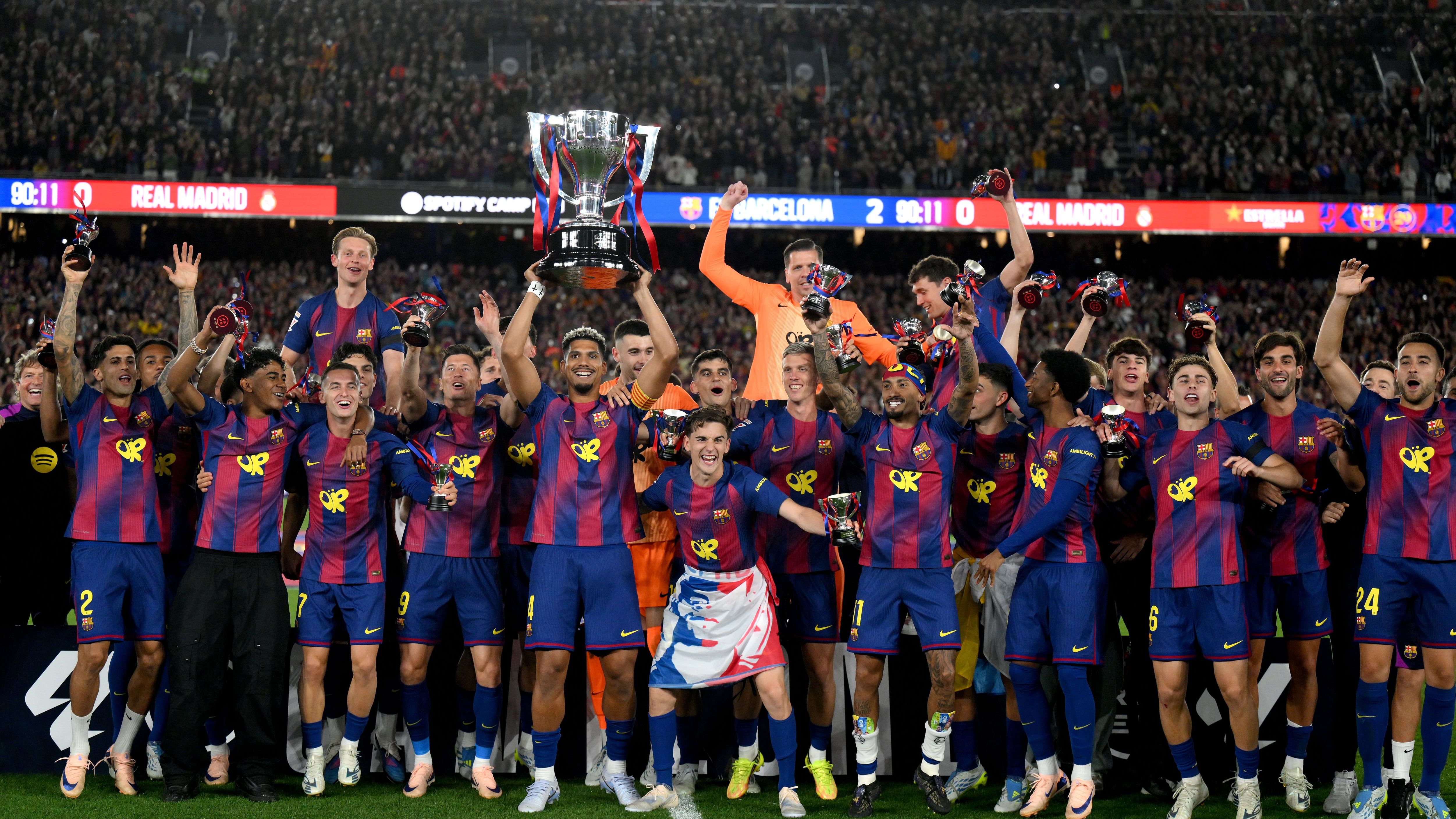 (5 ــ 1).. برشلونة يُكرس تخصصه في "الثنائيات المتتالية" أمام ريال مدريد