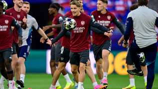 FBL-EUR-C1-PSG-ARSENAL-TRAINING