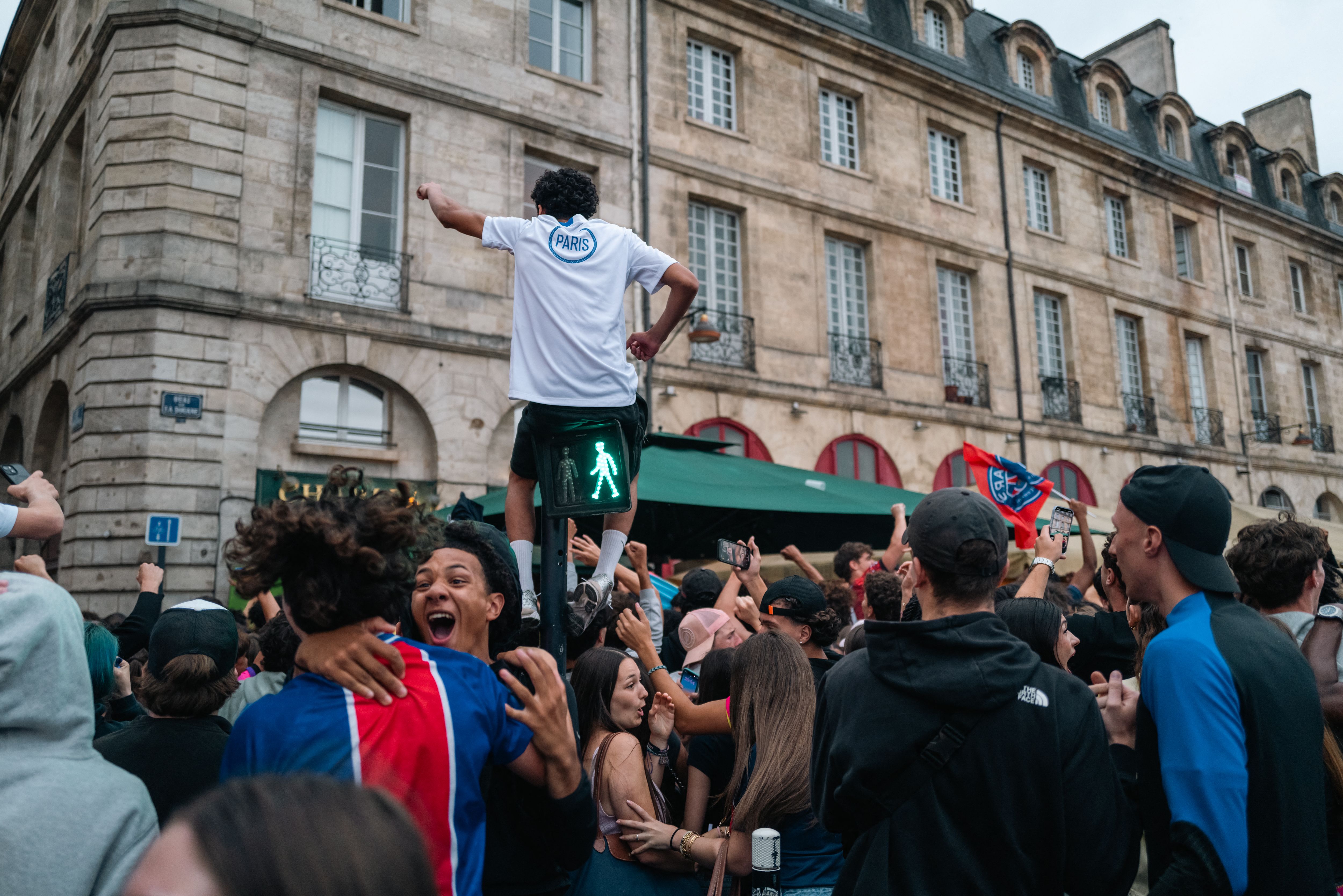 FRANCE-BORDEAUX-PSG-CHAMPIONS-LEAGUE-CELEBRATION