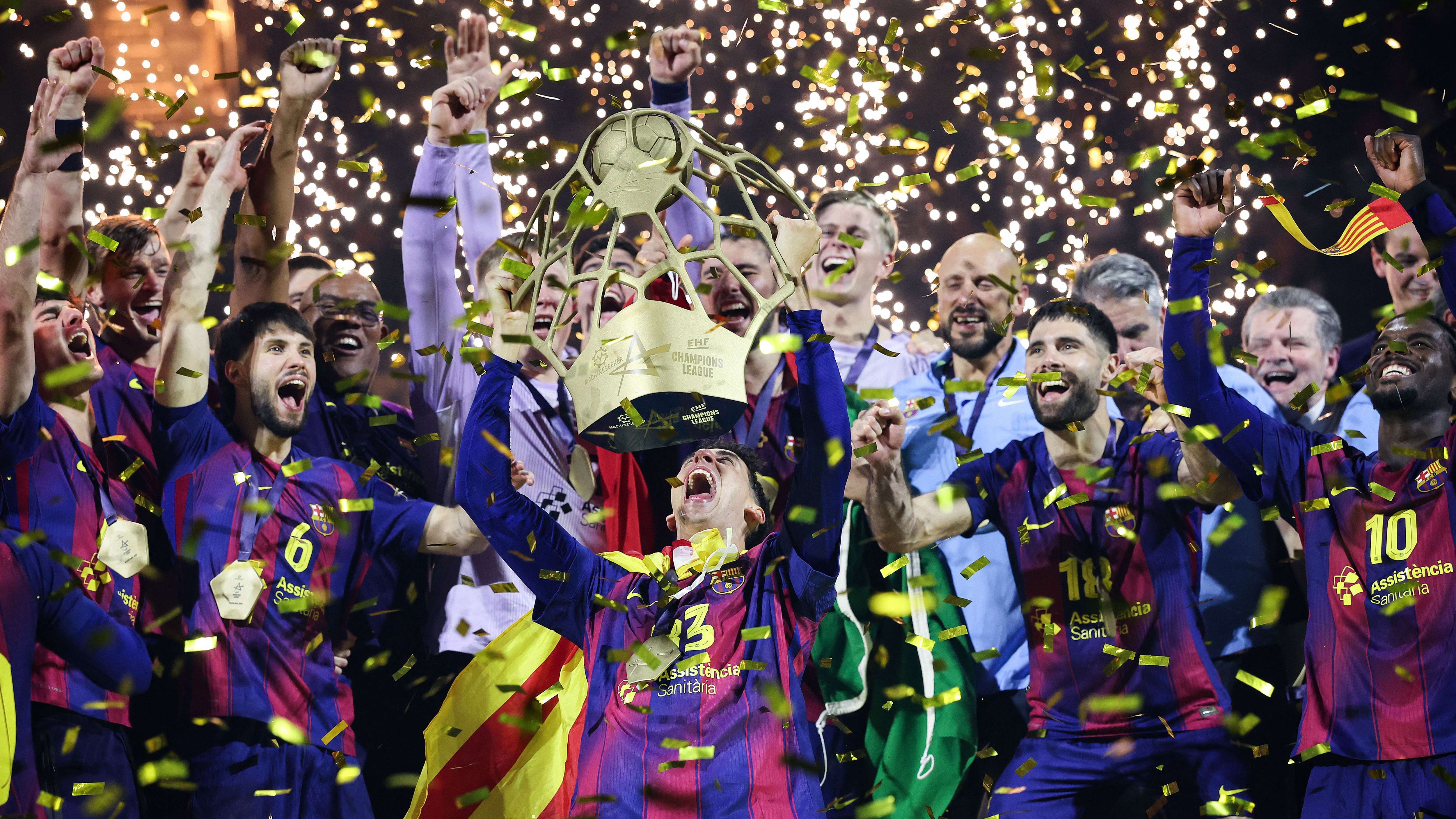 TOPSHOT-HANDBALL-EUR-FINAL4-MEN-BARCELONA-FUECHSE BERLIN