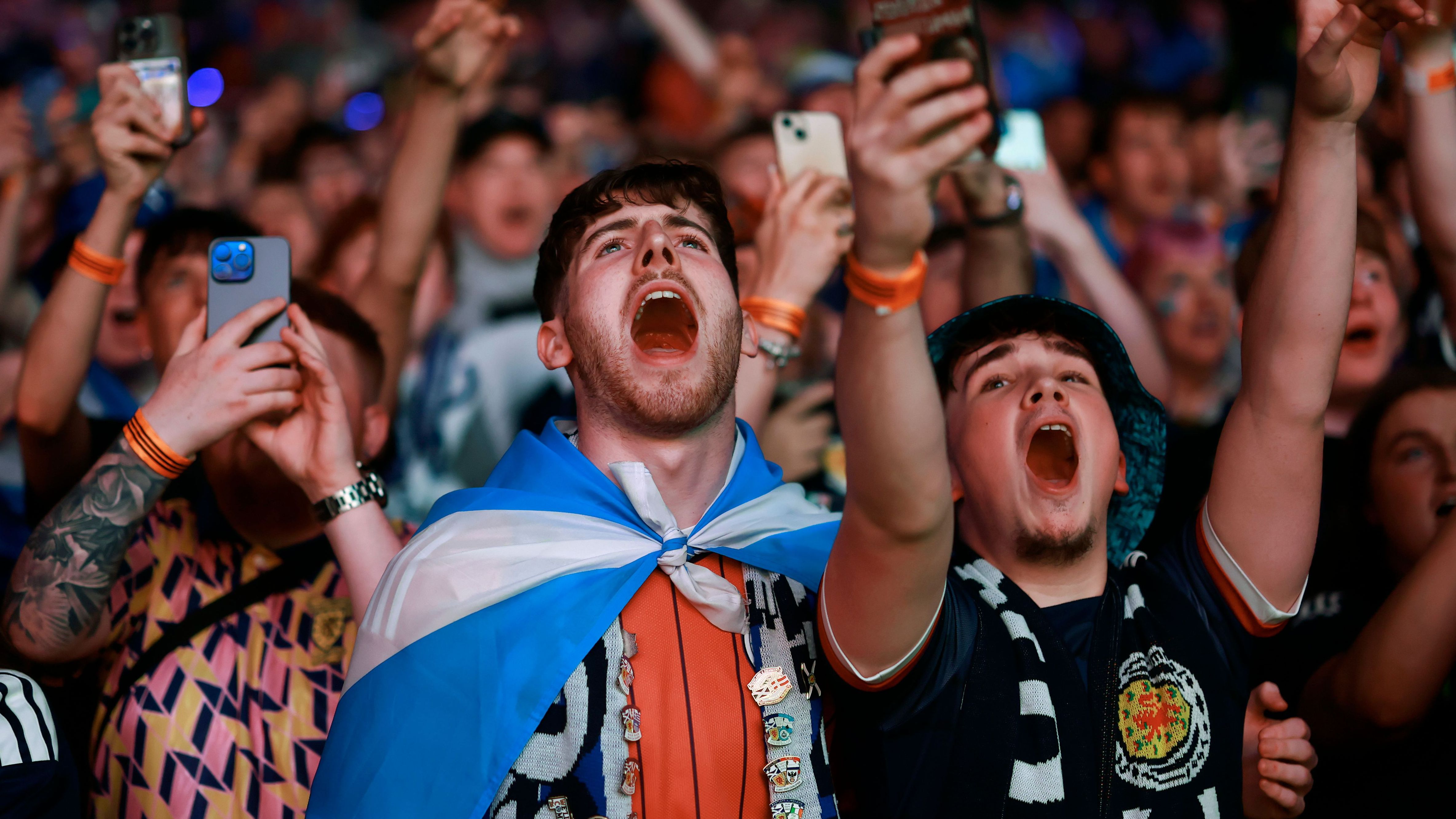 Football Fans Watch Scotland V Haiti In The 2026 FIFA World Cup