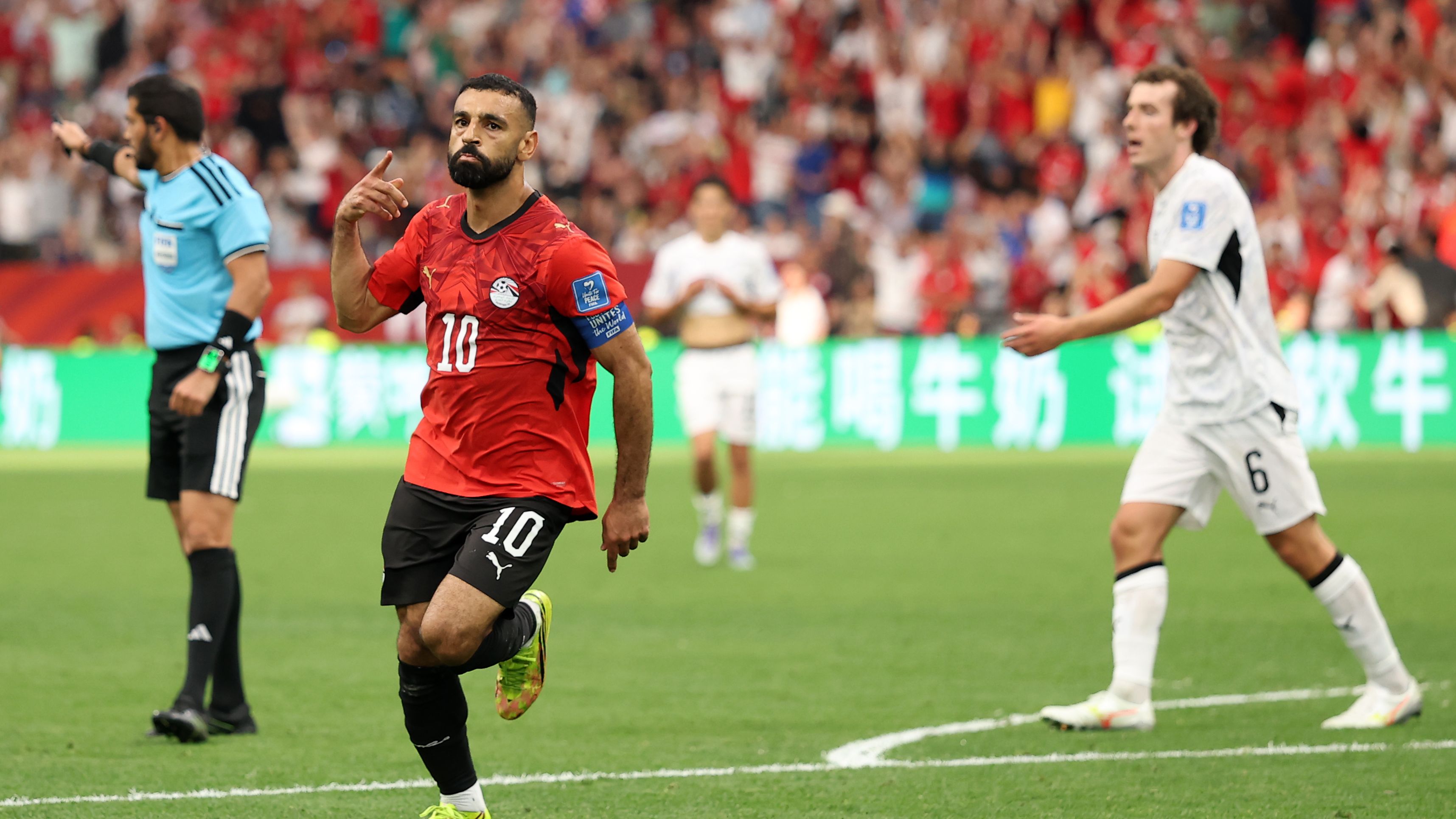 محمد صلاح هداف مصر التاريخي في كأس العالم بعد رباعية نيوزيلندا