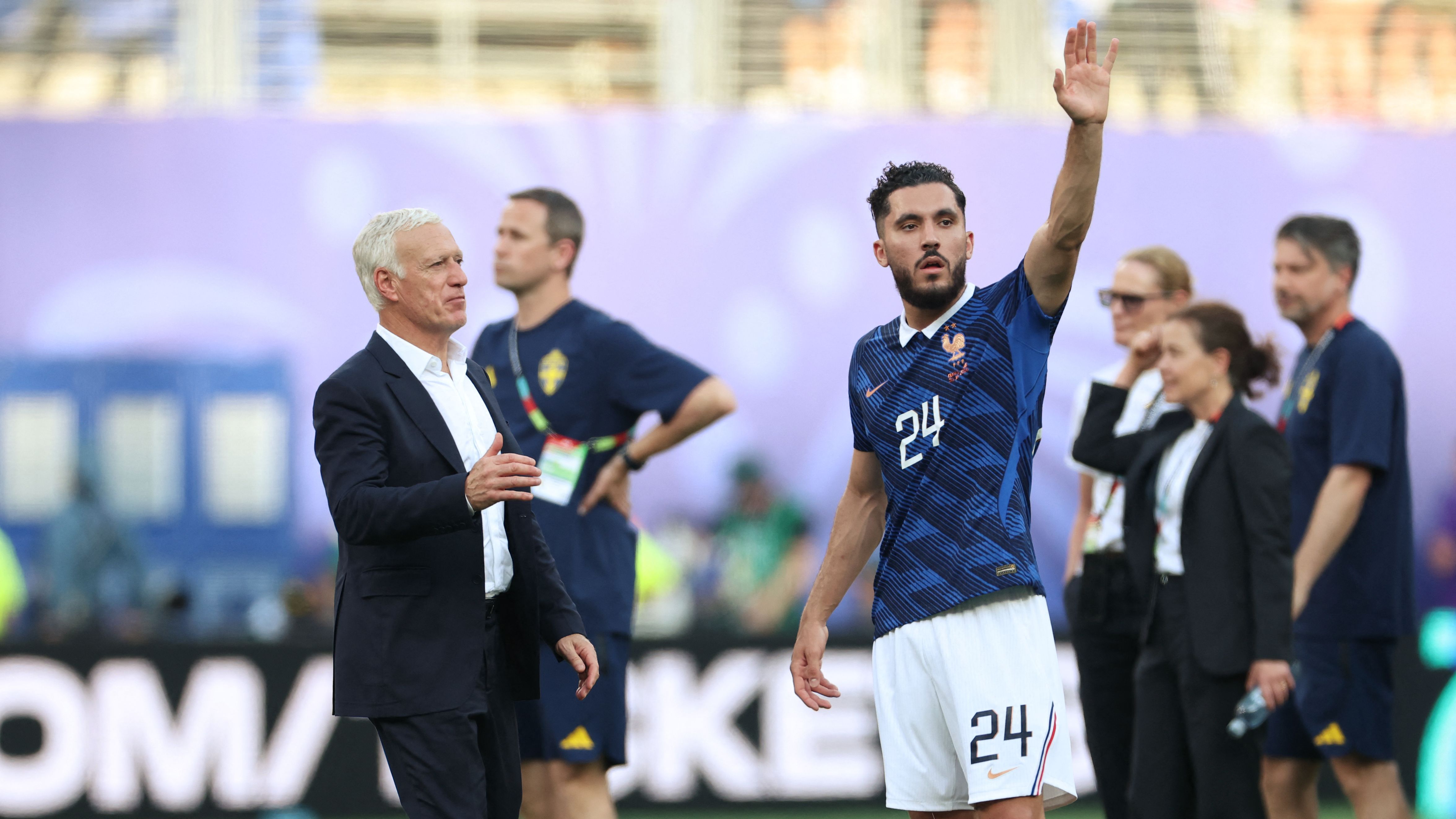 فيديو.. ريان شرقي يثير الجدل بلقطة غريبة مع ديشامب
