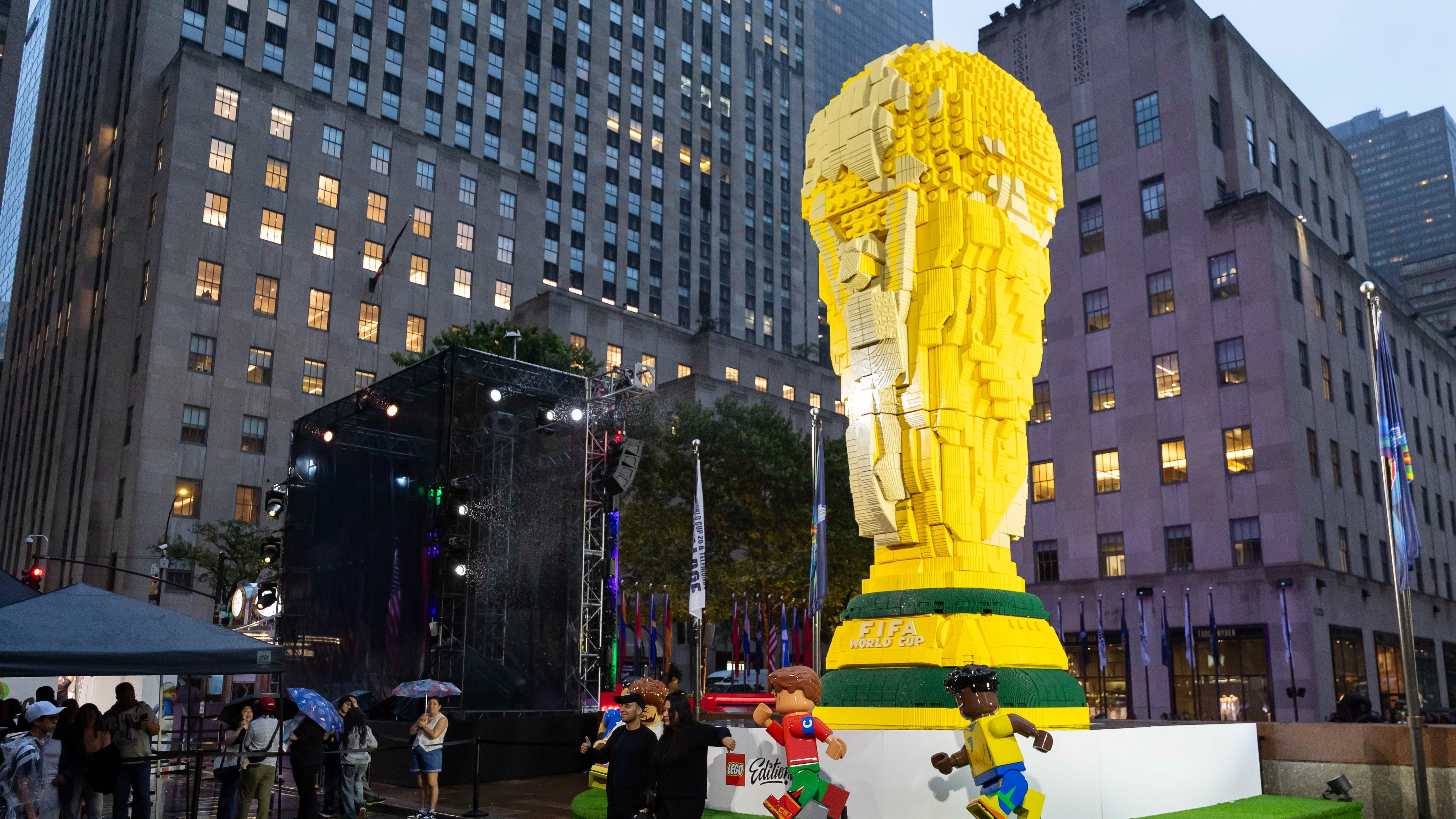 Soccer Fans Gather To Watch USA v Belgium In The World Cup's Round Of 16 Game