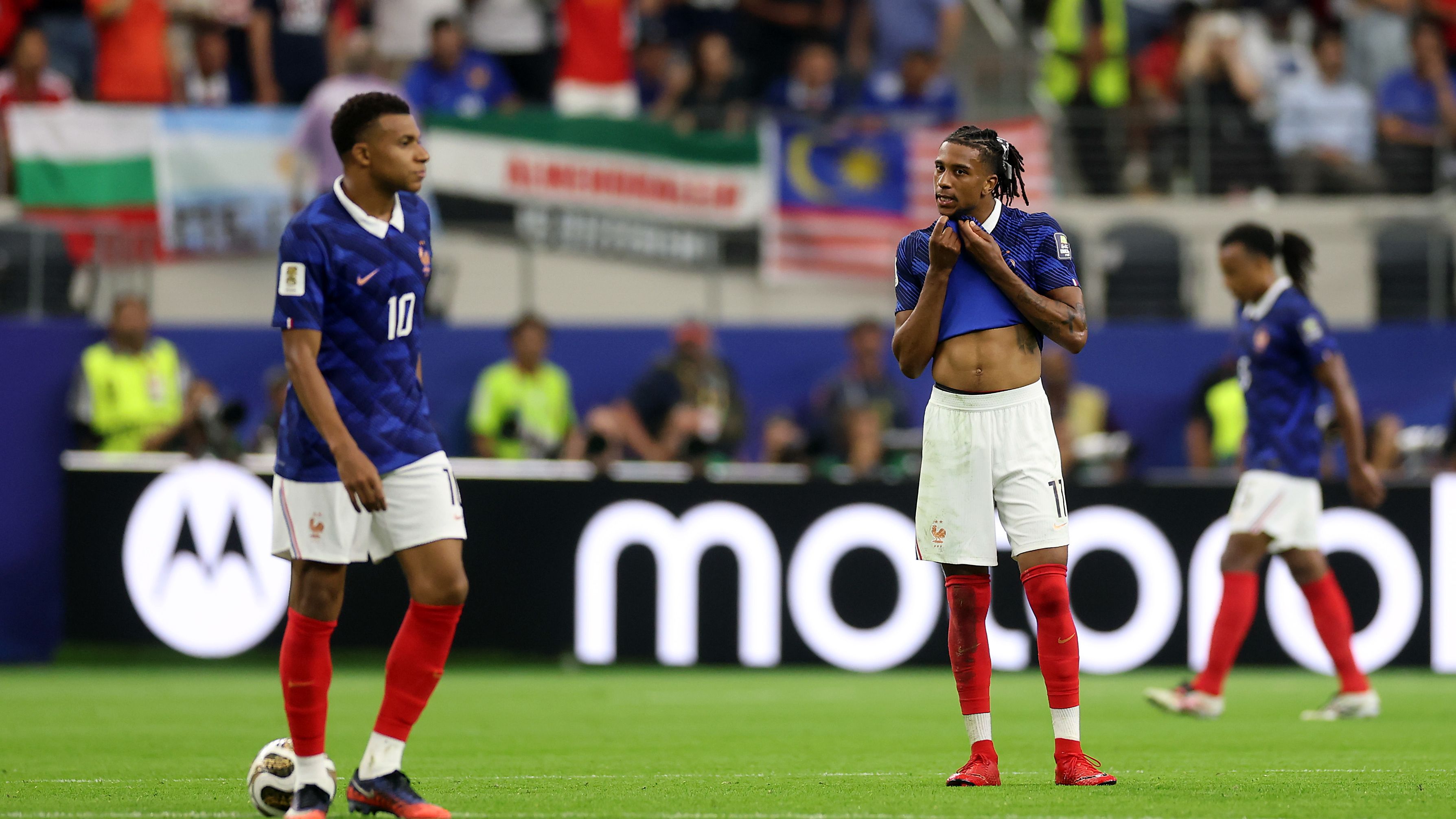 A heavy hit...and Olesi's disappearance