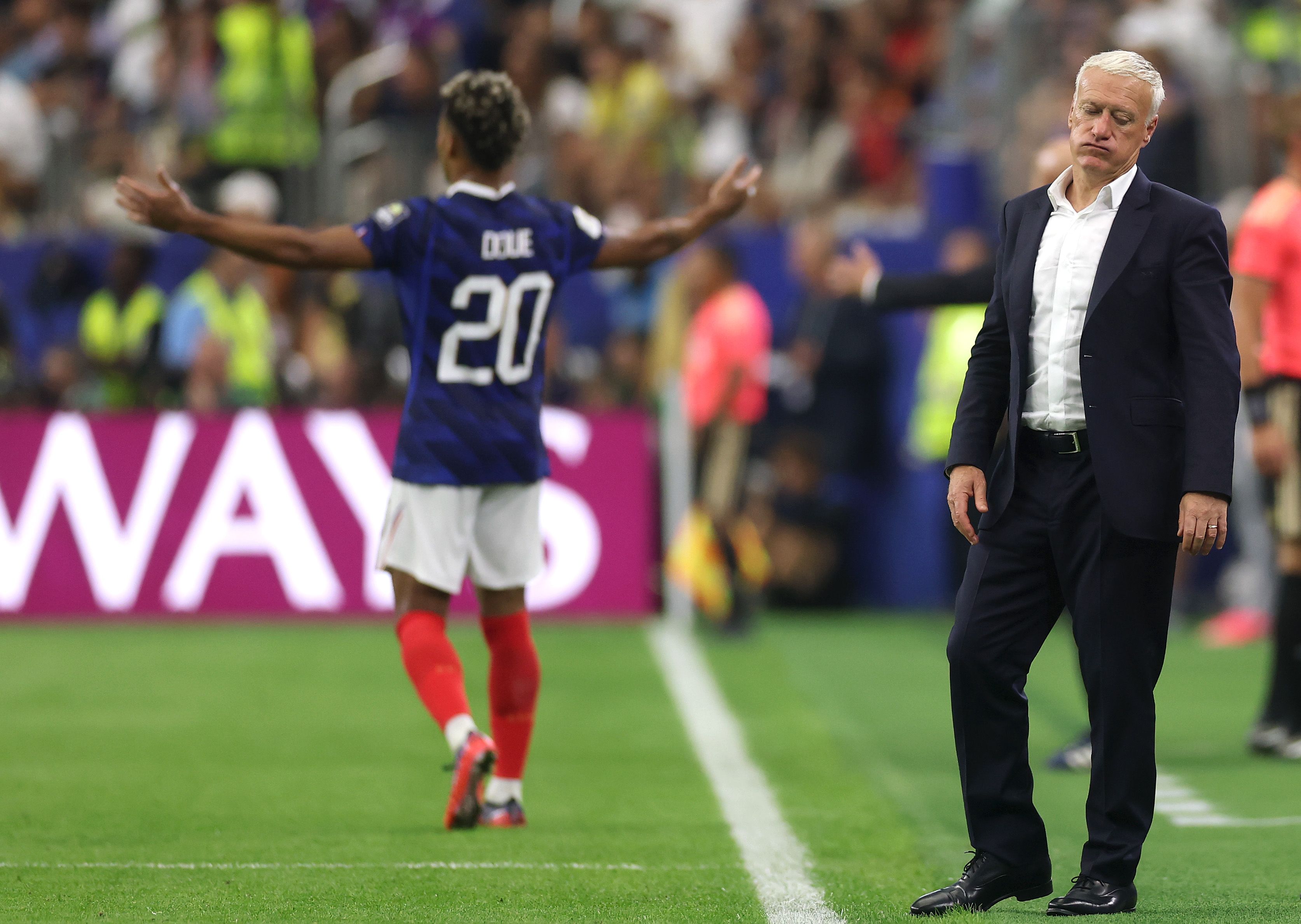 Deschamps tries... but to no avail