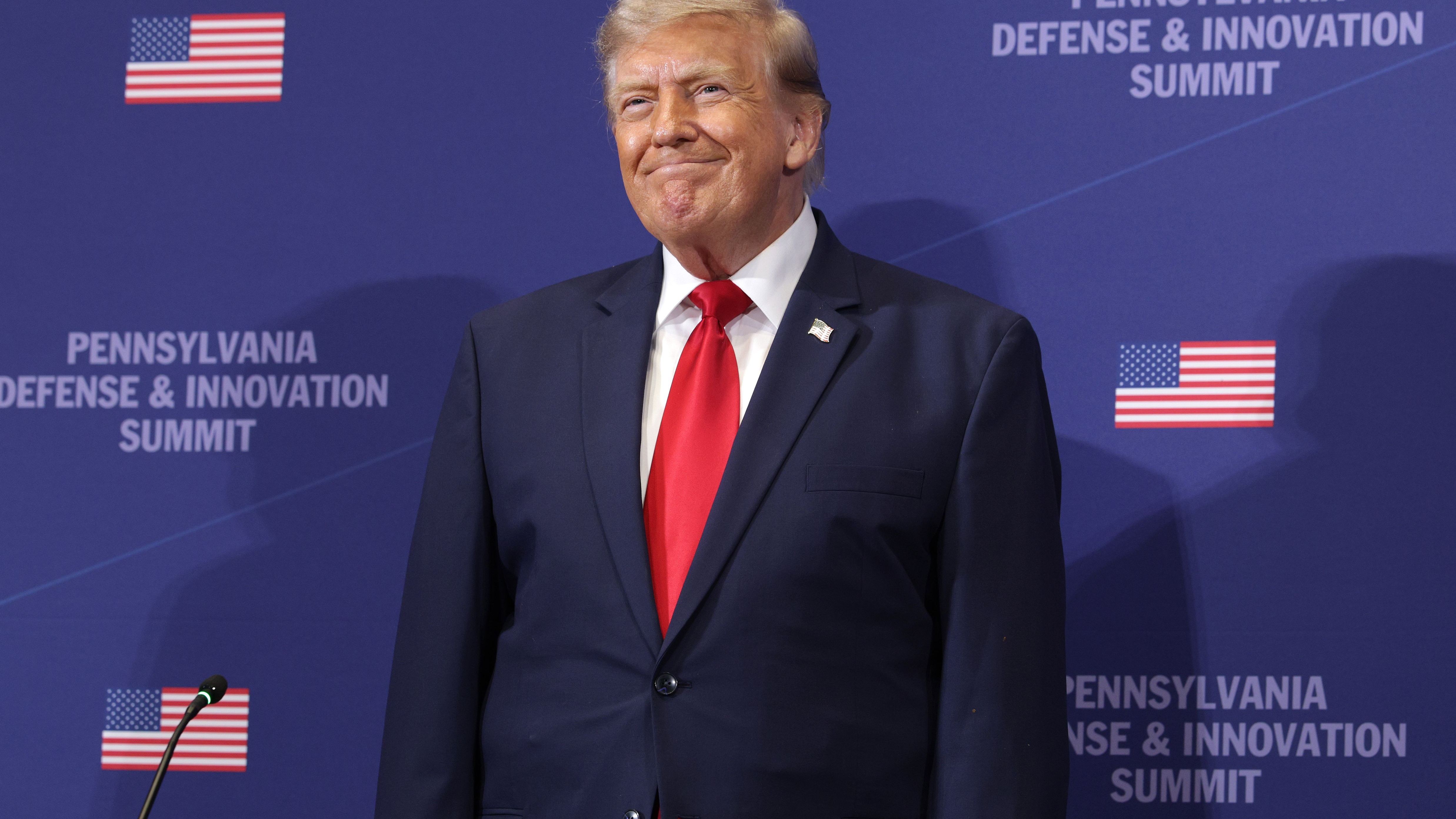 President Trump Addresses Pennsylvania Defense And Innovation Summit